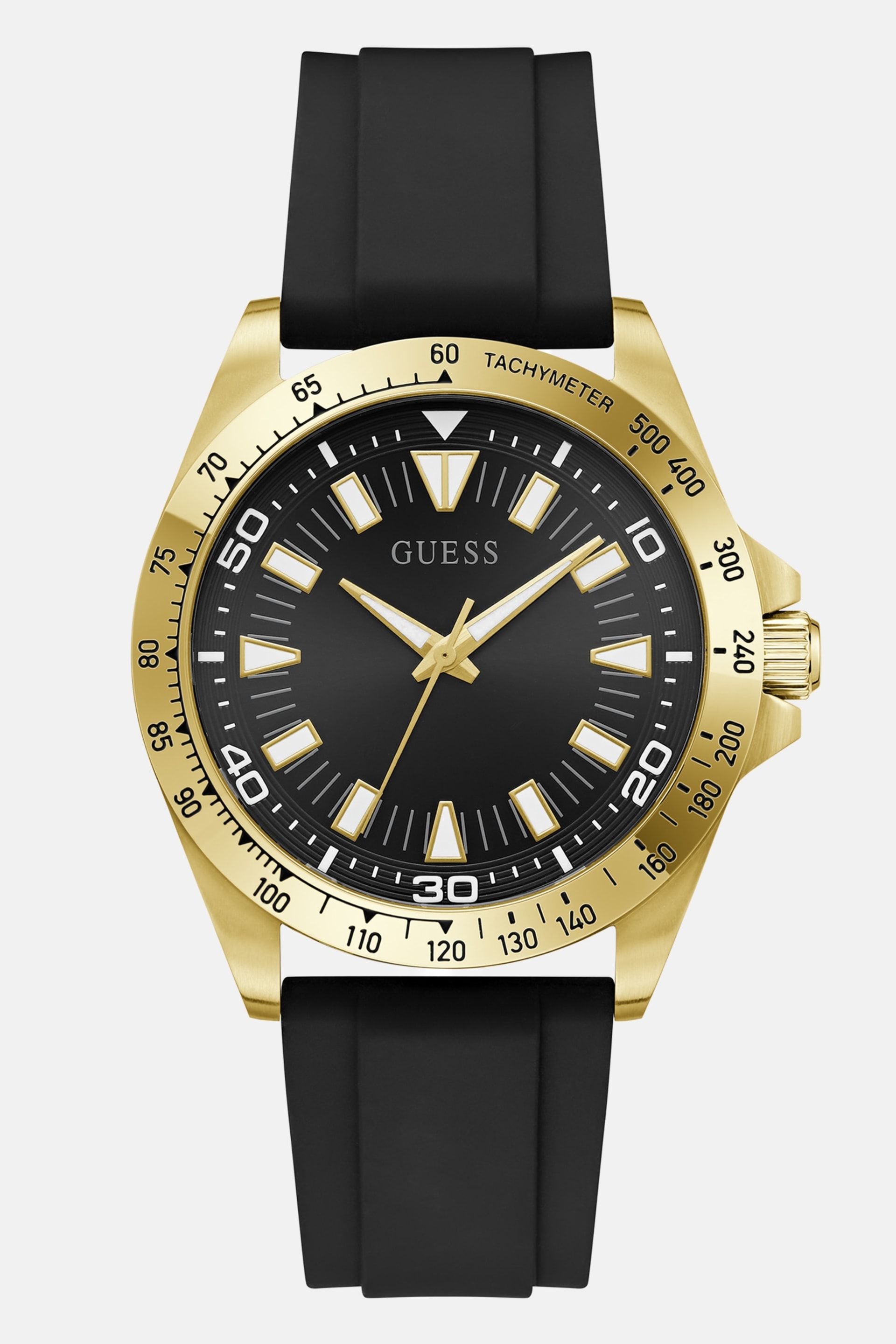 GUESS® Silicone analogue watch Men