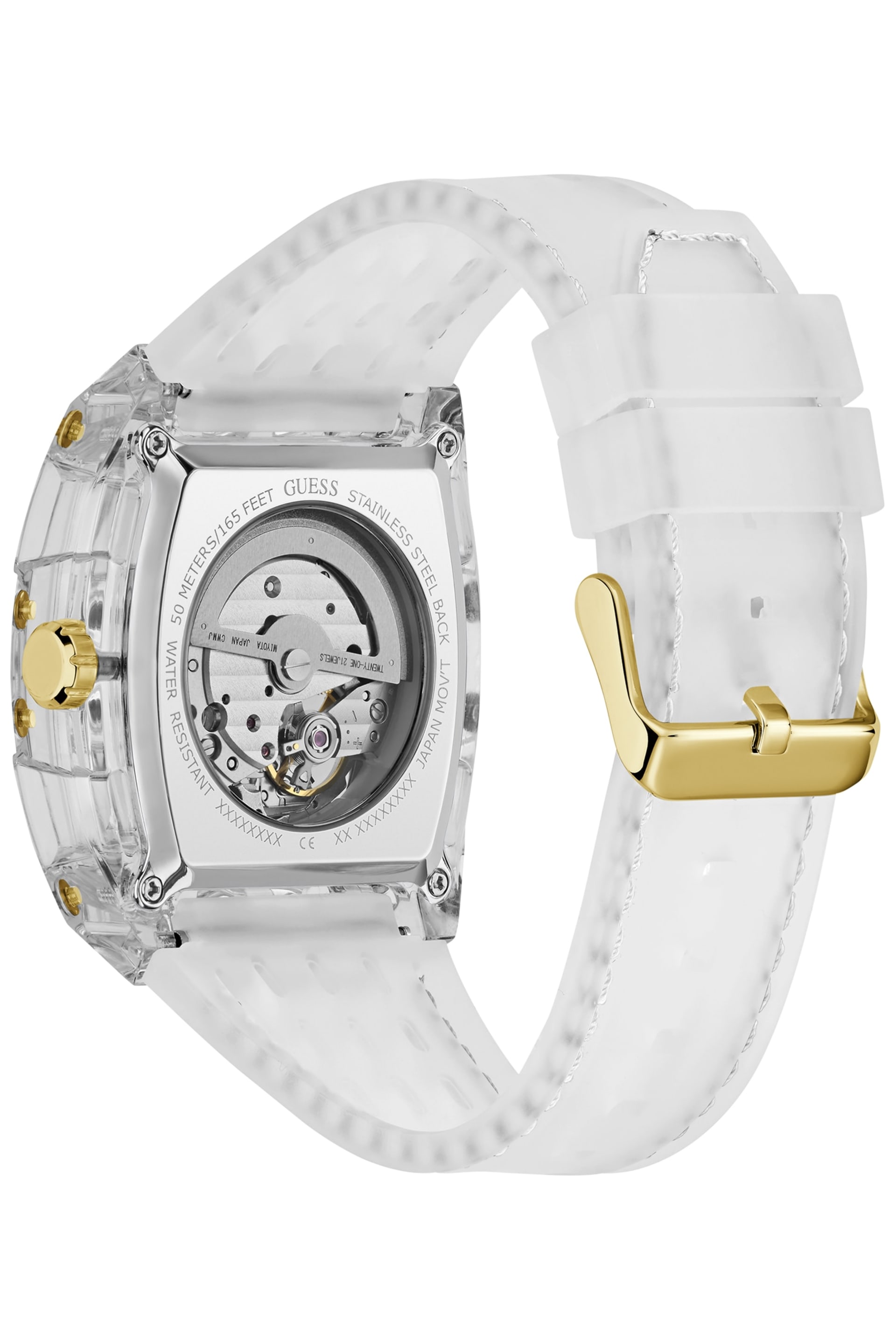 GUESS® Analogue Silicone Watch 42 mm Men