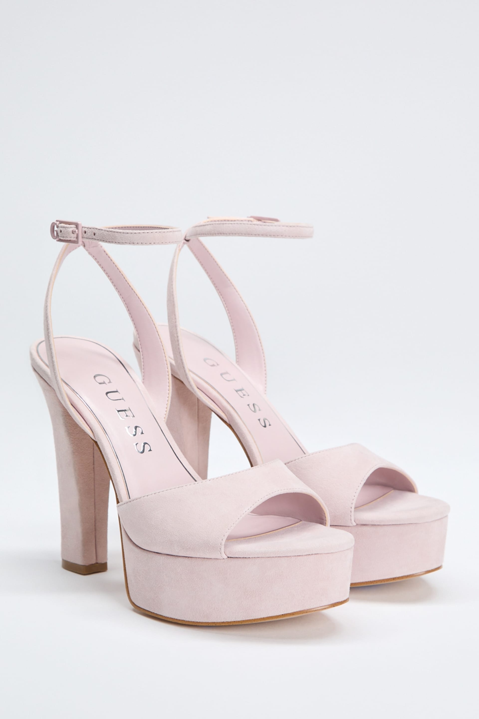 GUESS® Hitten Suede Platform Dress Sandals Women