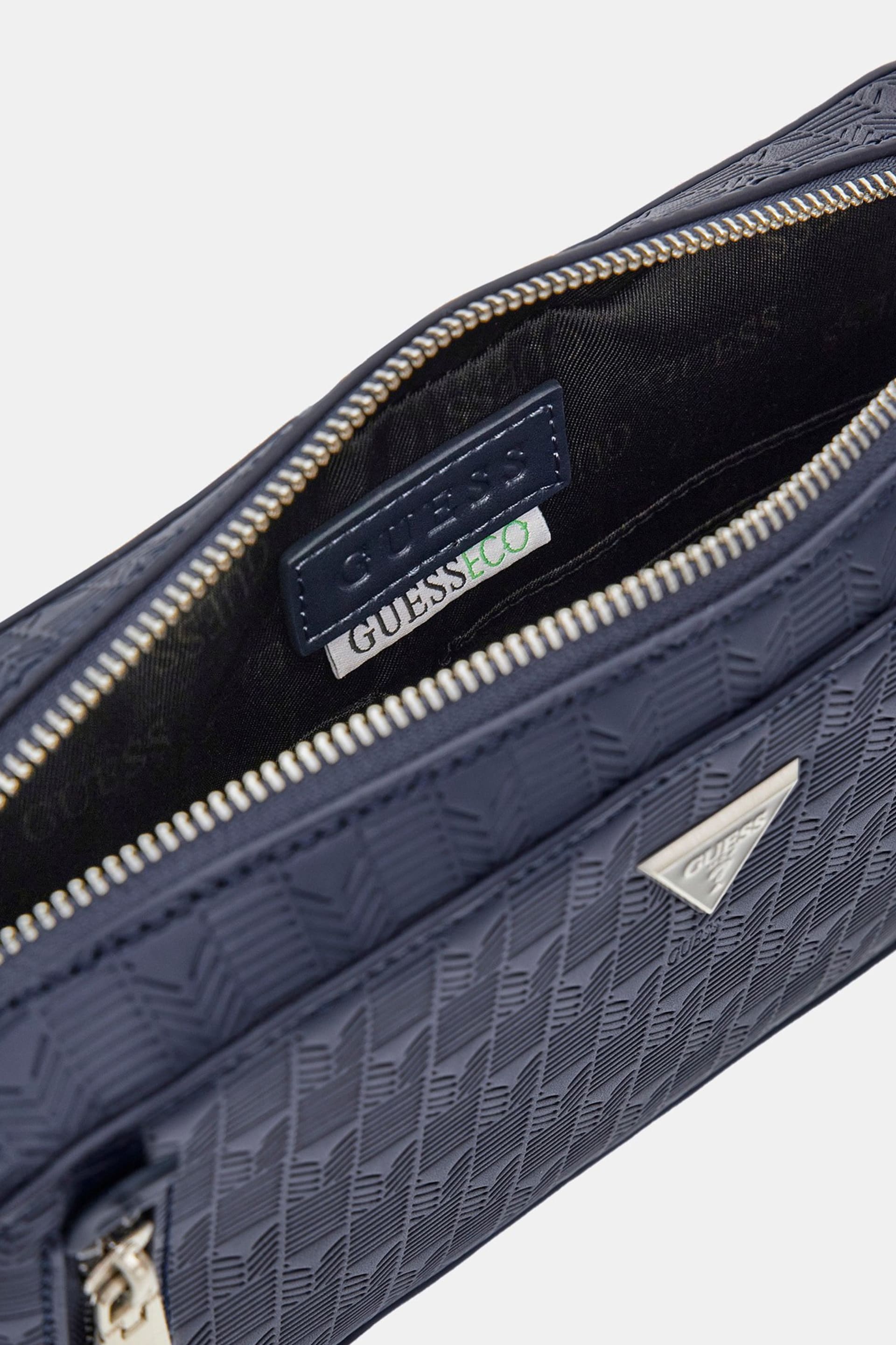 GUESS® Eco Torino Debossed G-Wave Bum Bag Men