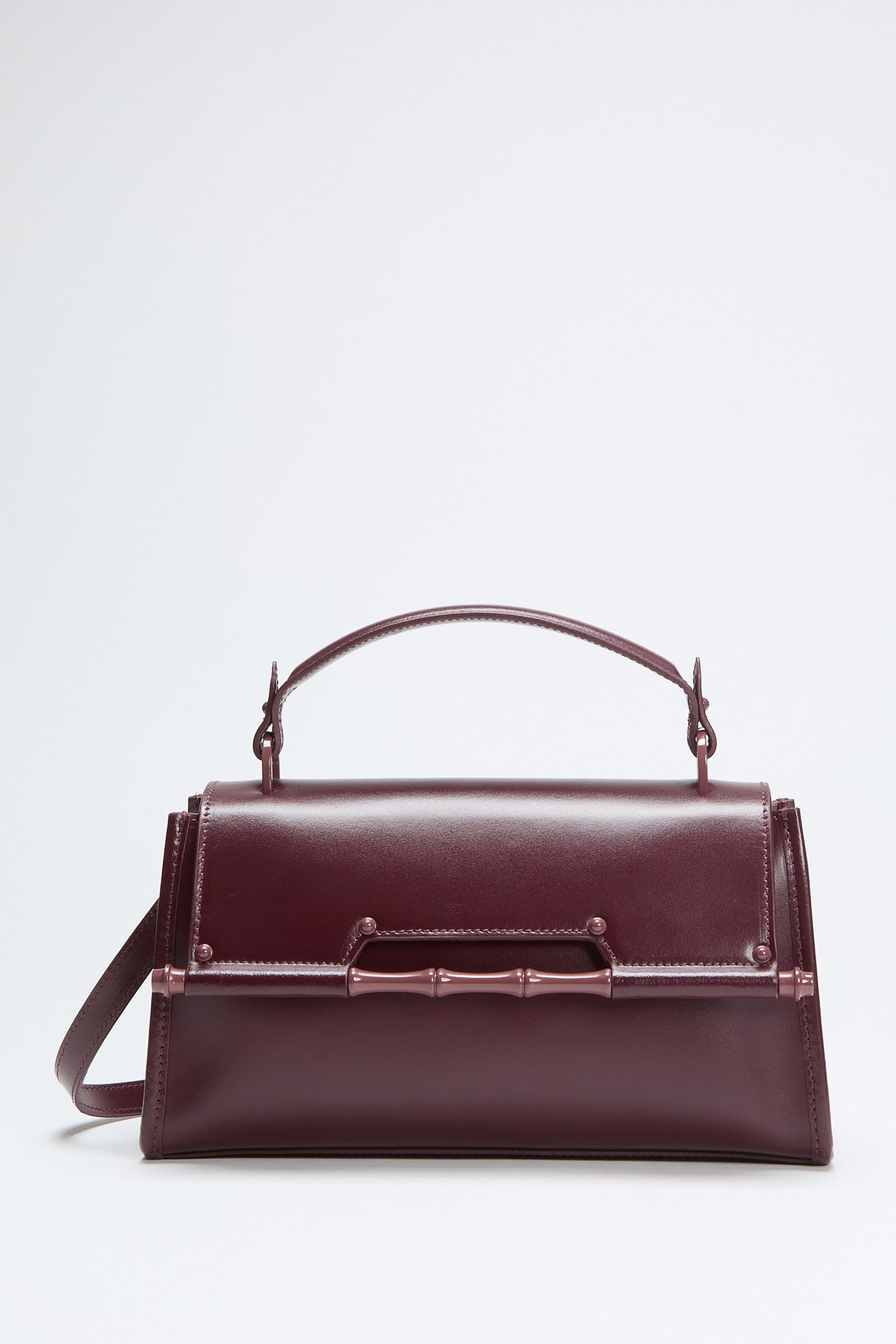 MARCIANO by GUESS® Iris Bamboo Leather Satchel