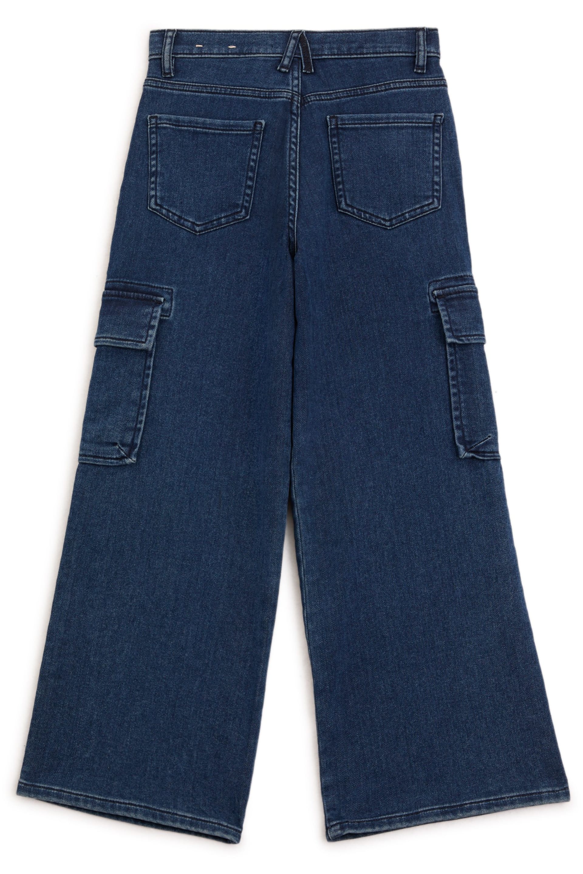 GUESS® Kids Angelique Wide-Leg Cargo Jeans (7-16) Girls