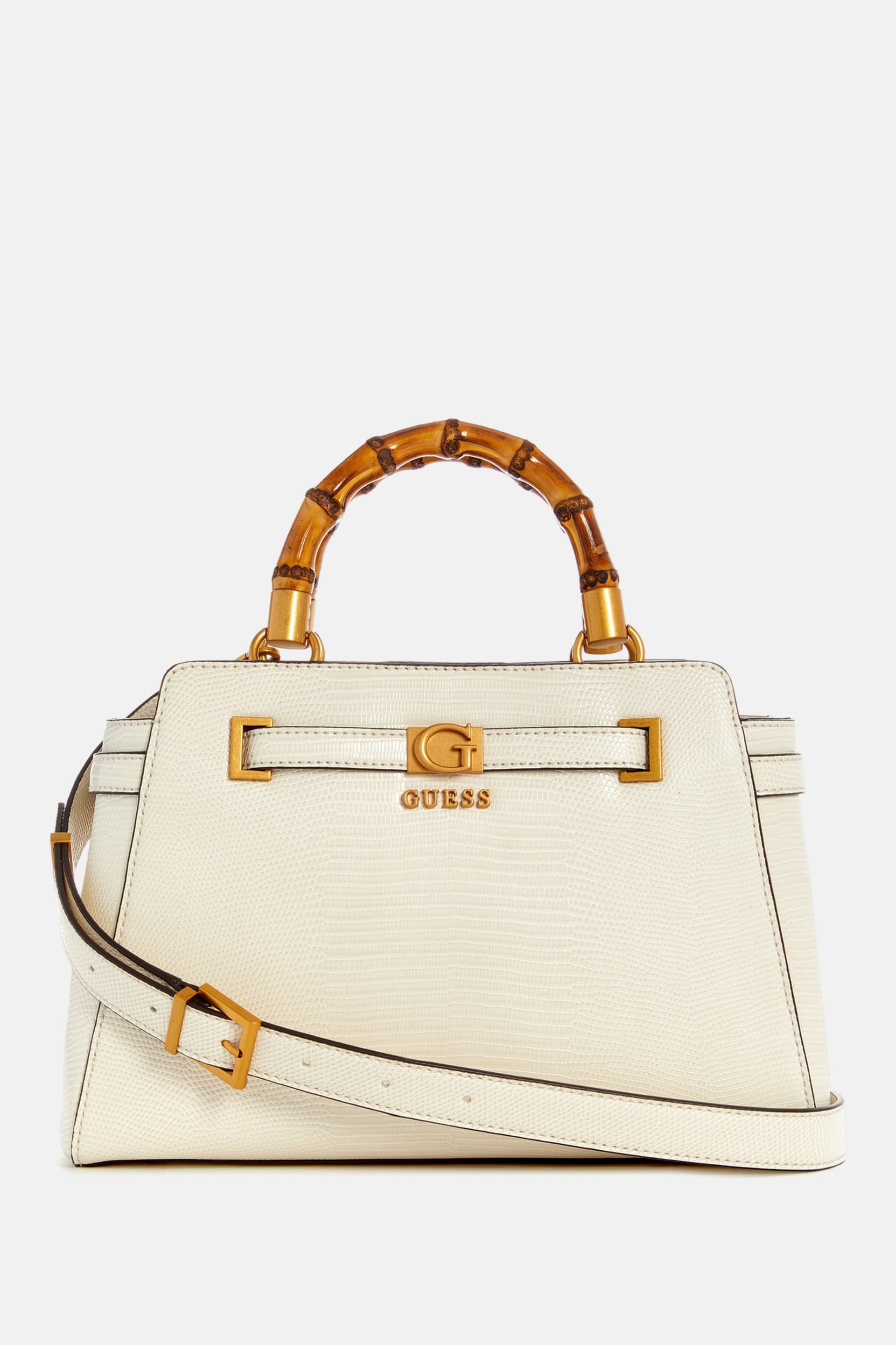 GUESS® Sibel Bamboo Handle Satchel Women