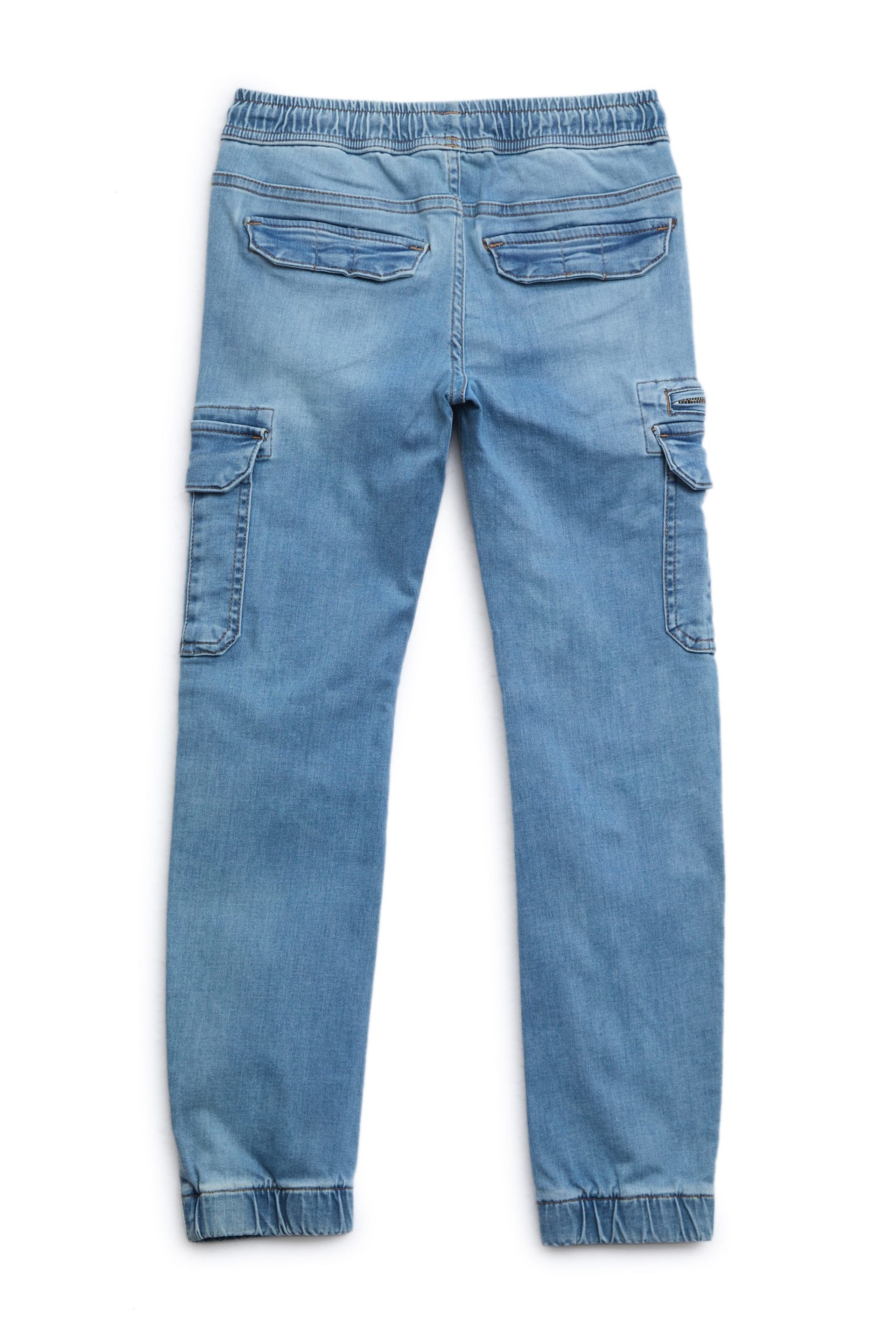 GUESS® Kids Luis Denim Cargo Joggers (7-18) Boys