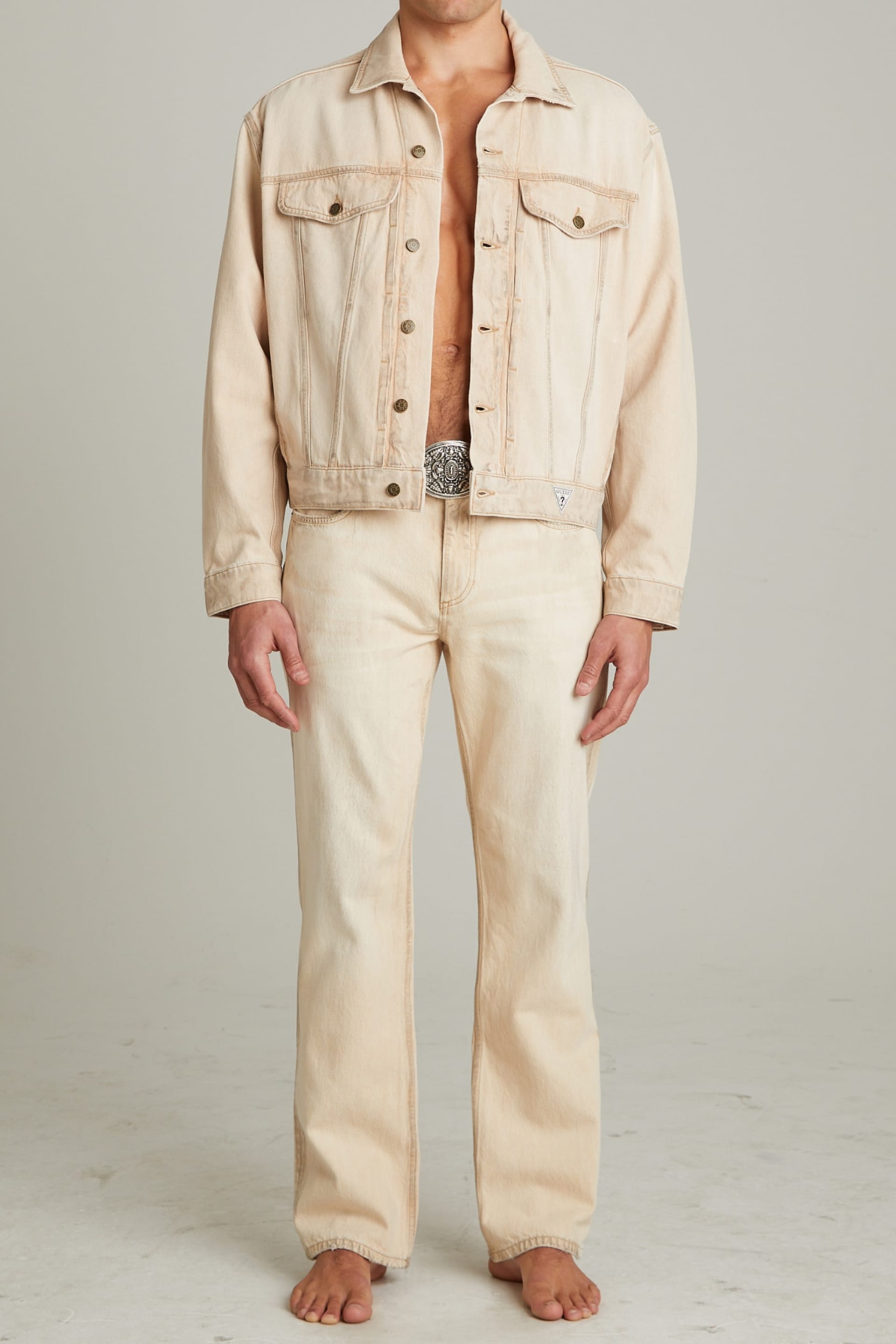 GUESS® Vintage Denim Straight Jeans