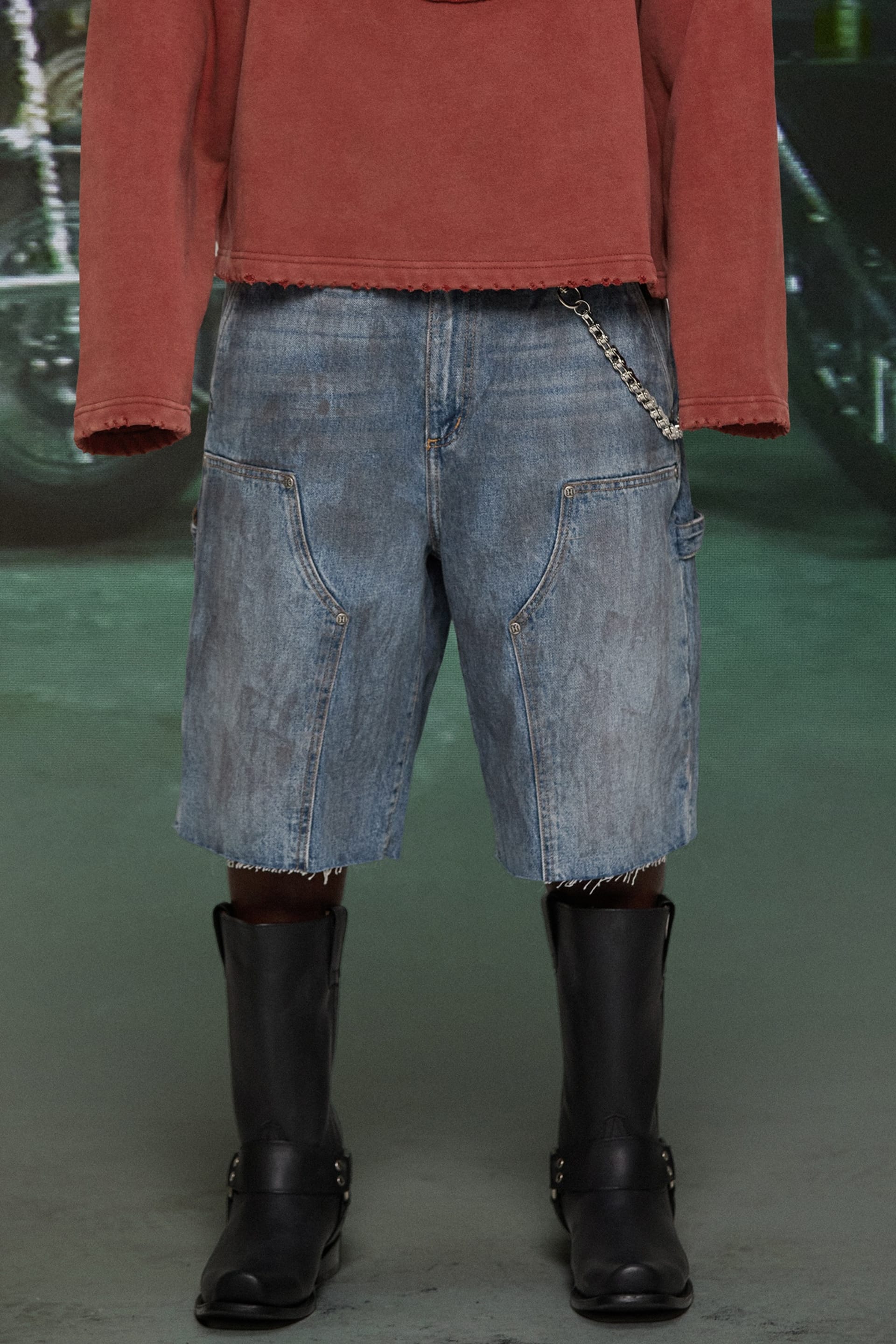 25ss isaboulder ショートカーゴパンツ 11747391ポーカーズ GUESS® HARDSTONE Carpenter Shorts