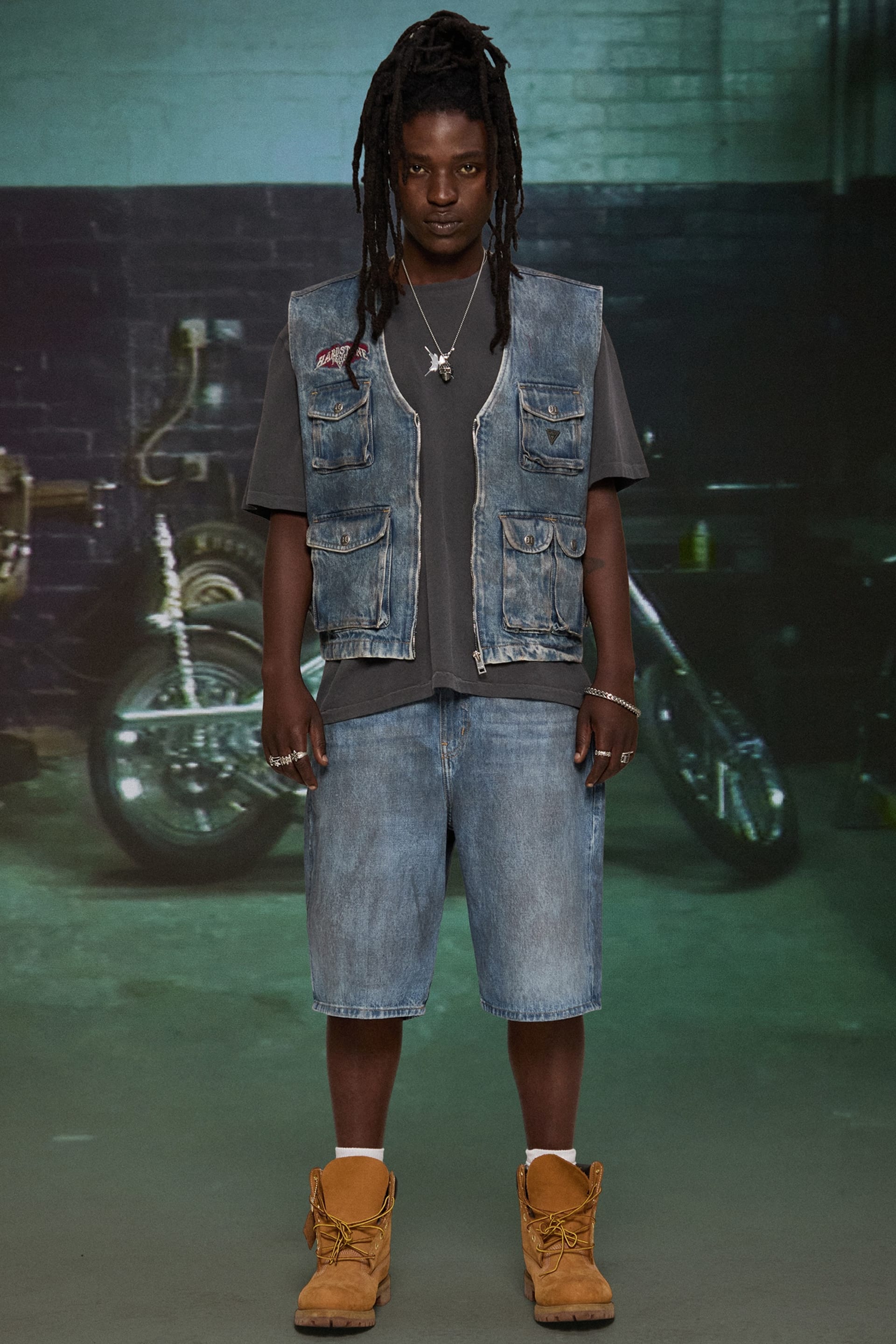 GUESS® HARDSTONE Denim Vest