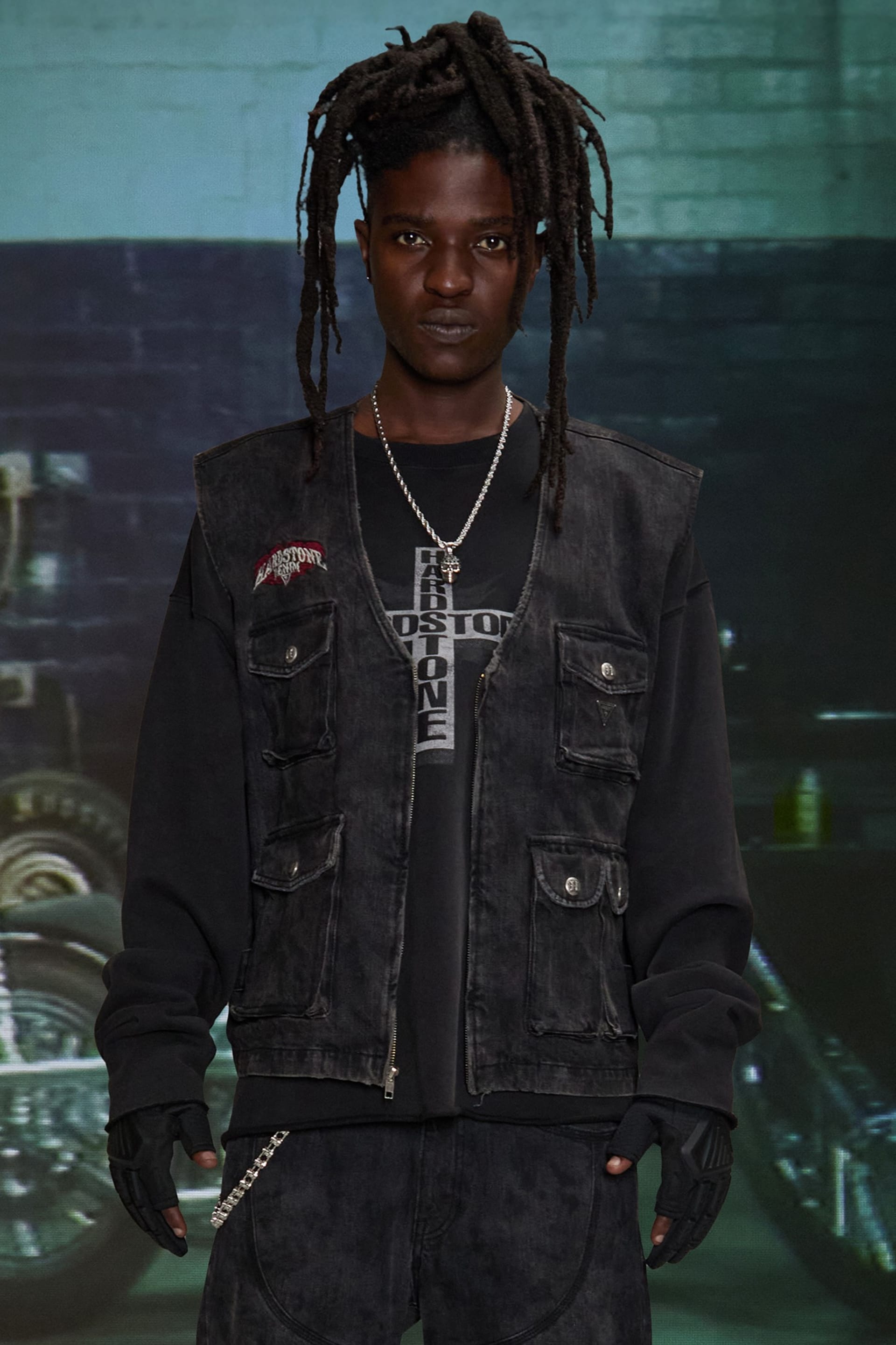 GUESS® HARDSTONE Denim Vest
