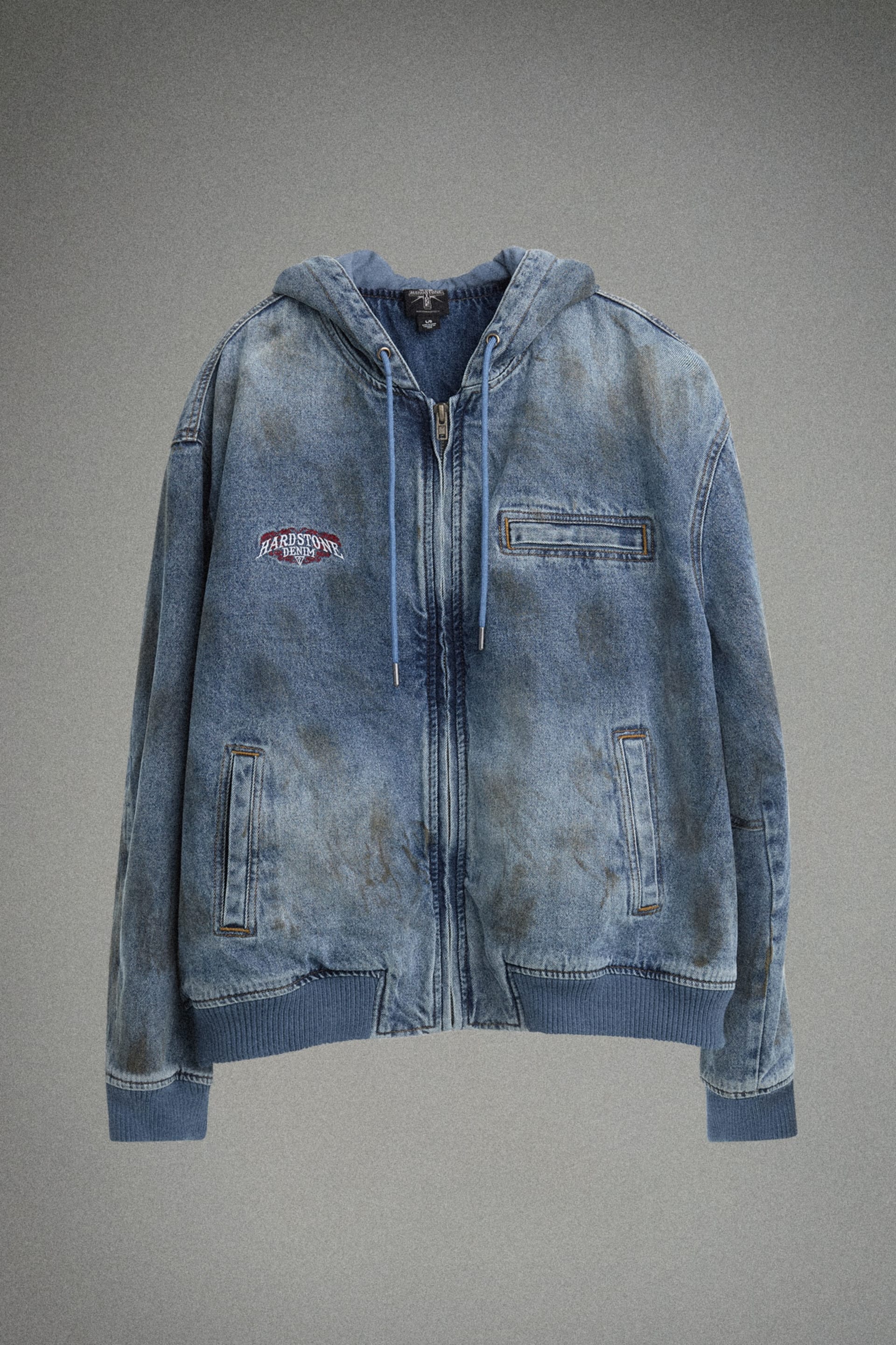 GUESS® HARDSTONE Denim Hooded Jacket