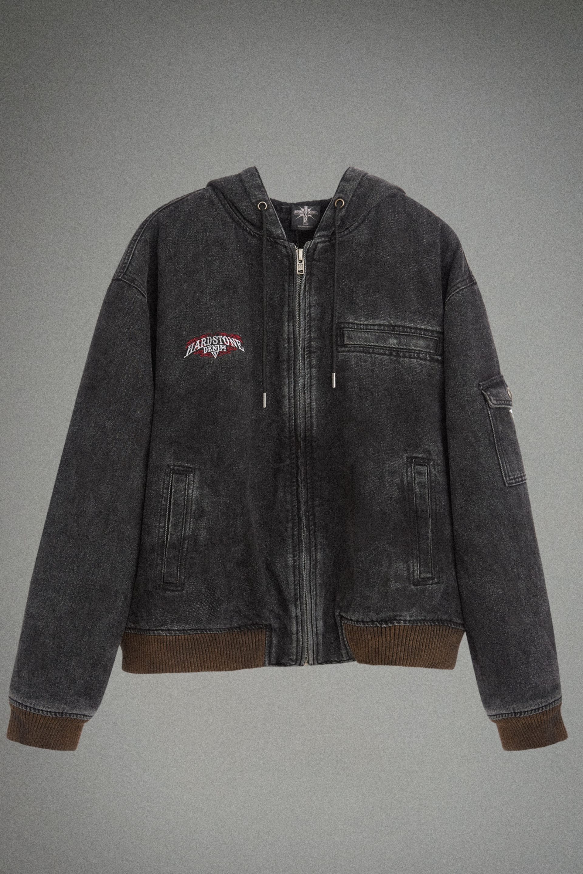 GUESS® HARDSTONE Denim Hooded Jacket