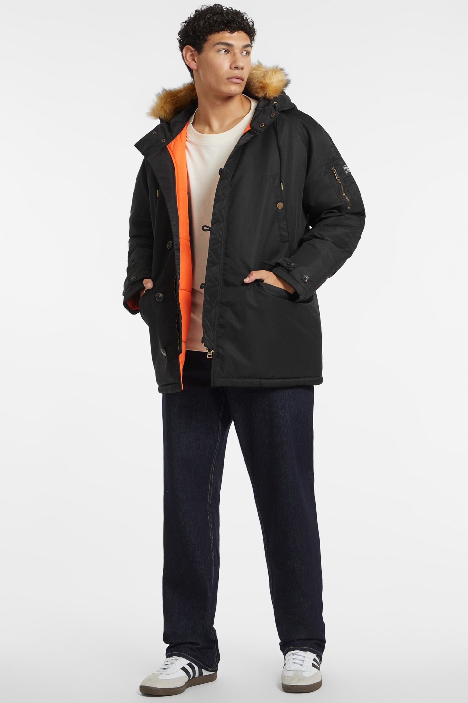 Hooded Nylon Parka Men | GUESS Jeans®