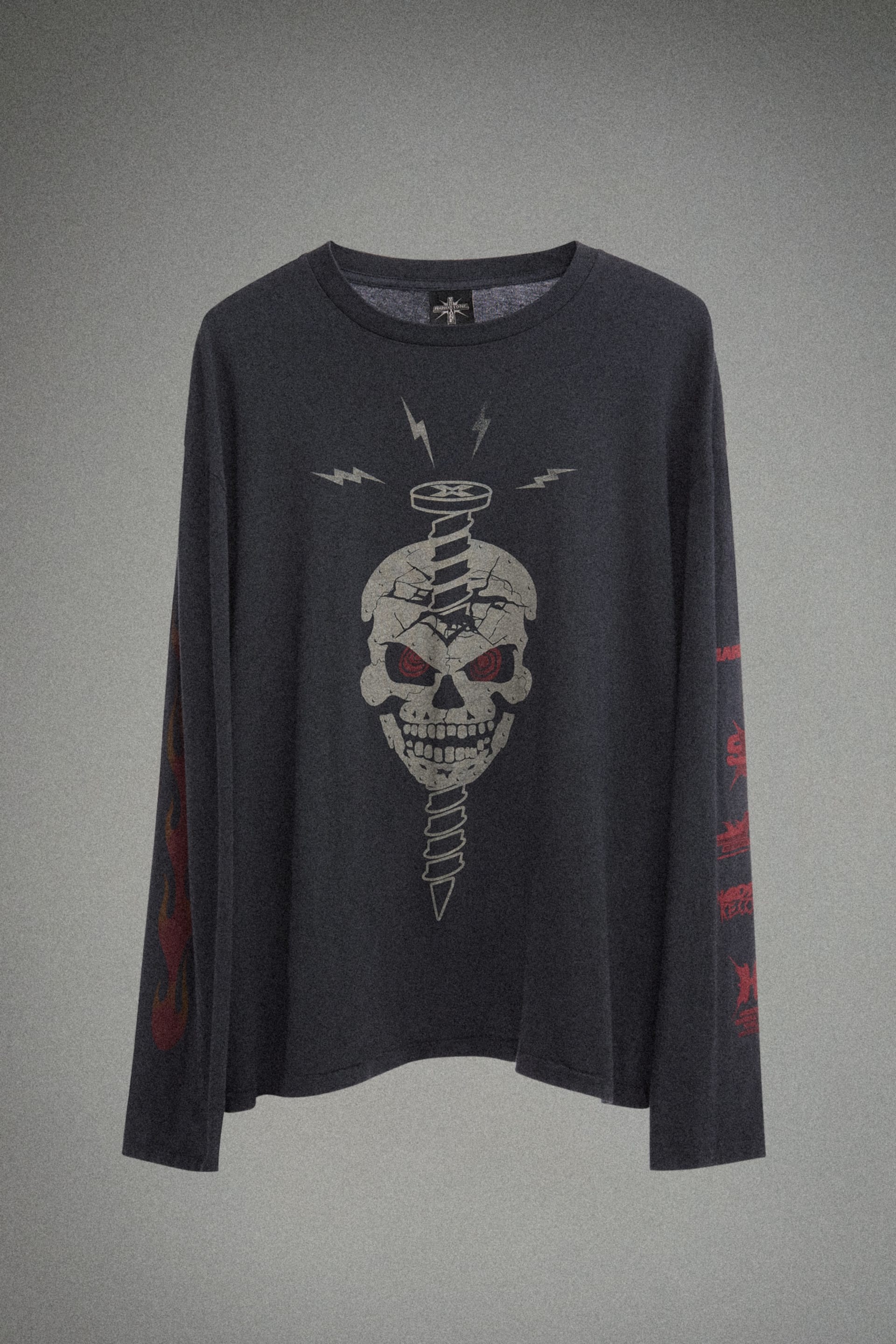 GUESS® HARDSTONE Long-Sleeve Skull Tee