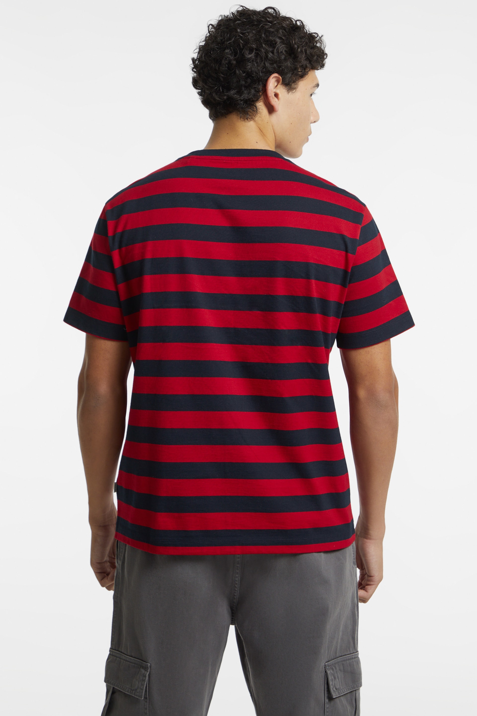 Striped Logo Tee Men | GUESS Jeans®