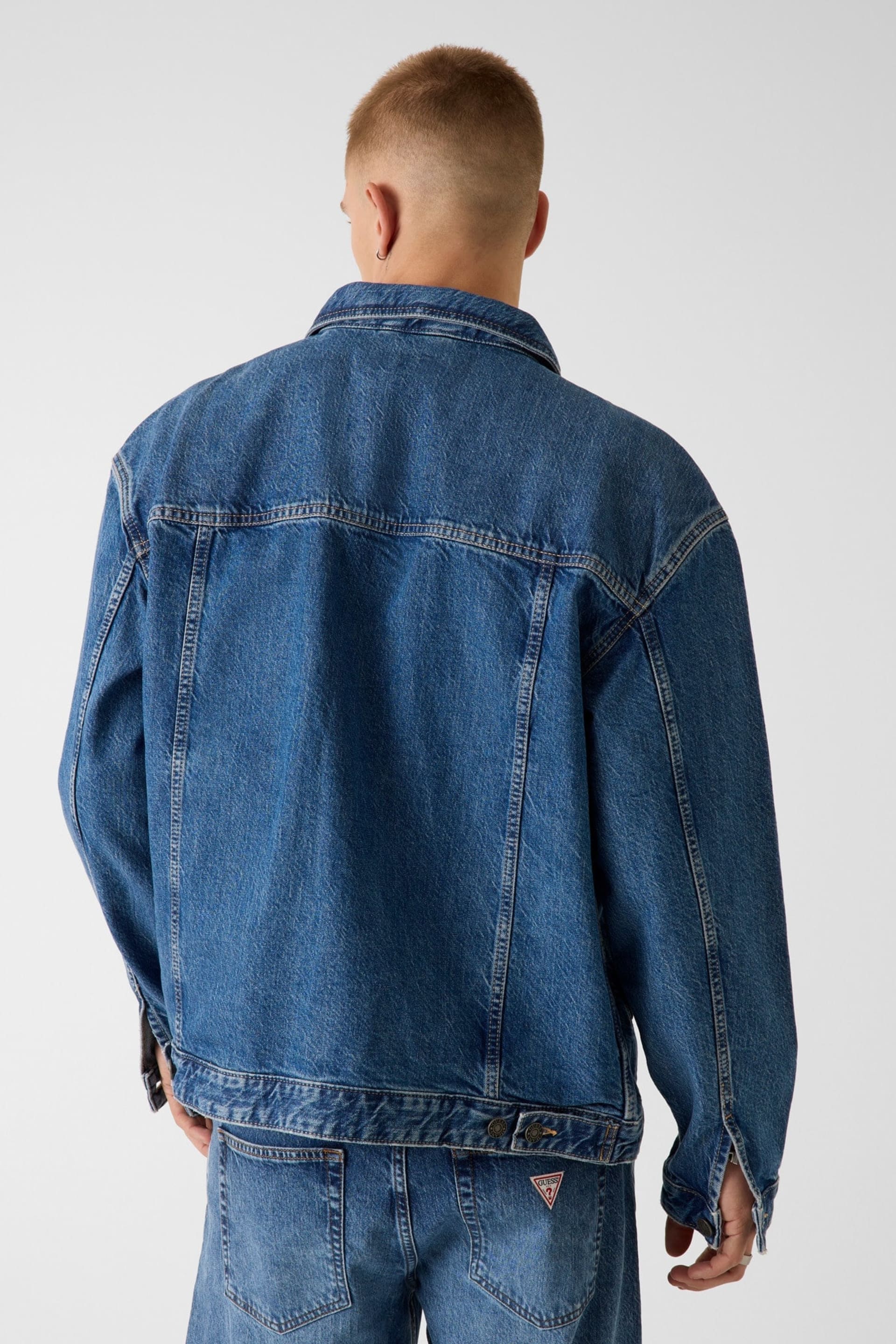 GUESS® Oversized Denim Trucker Jacket