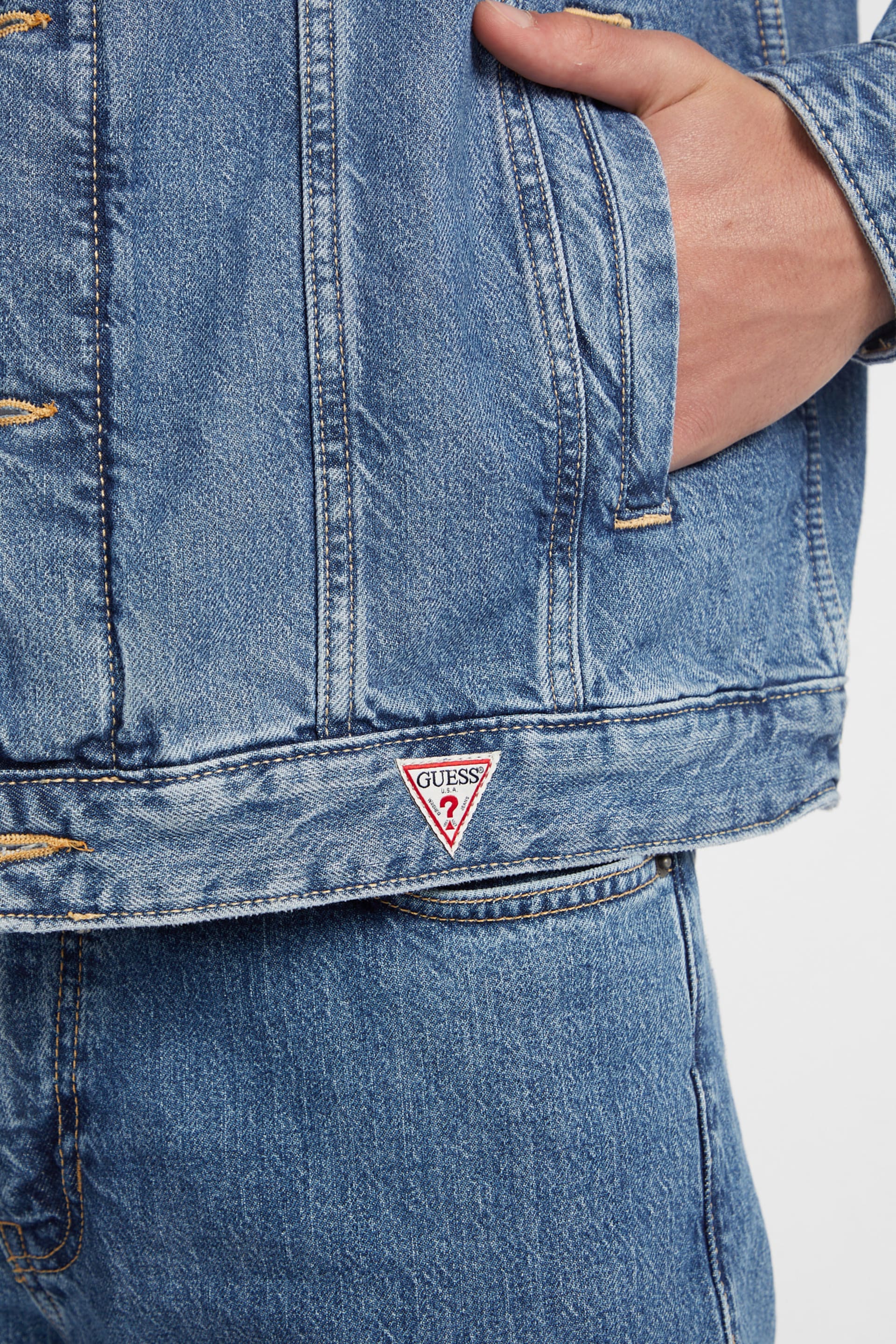 GUESS® Oversized Denim Trucker Jacket