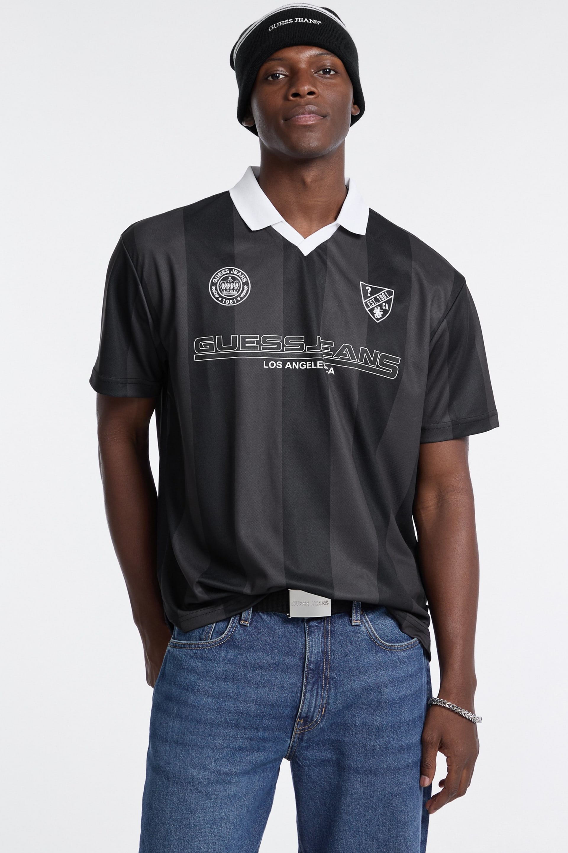GUESS® Soccer Logo Polo Men
