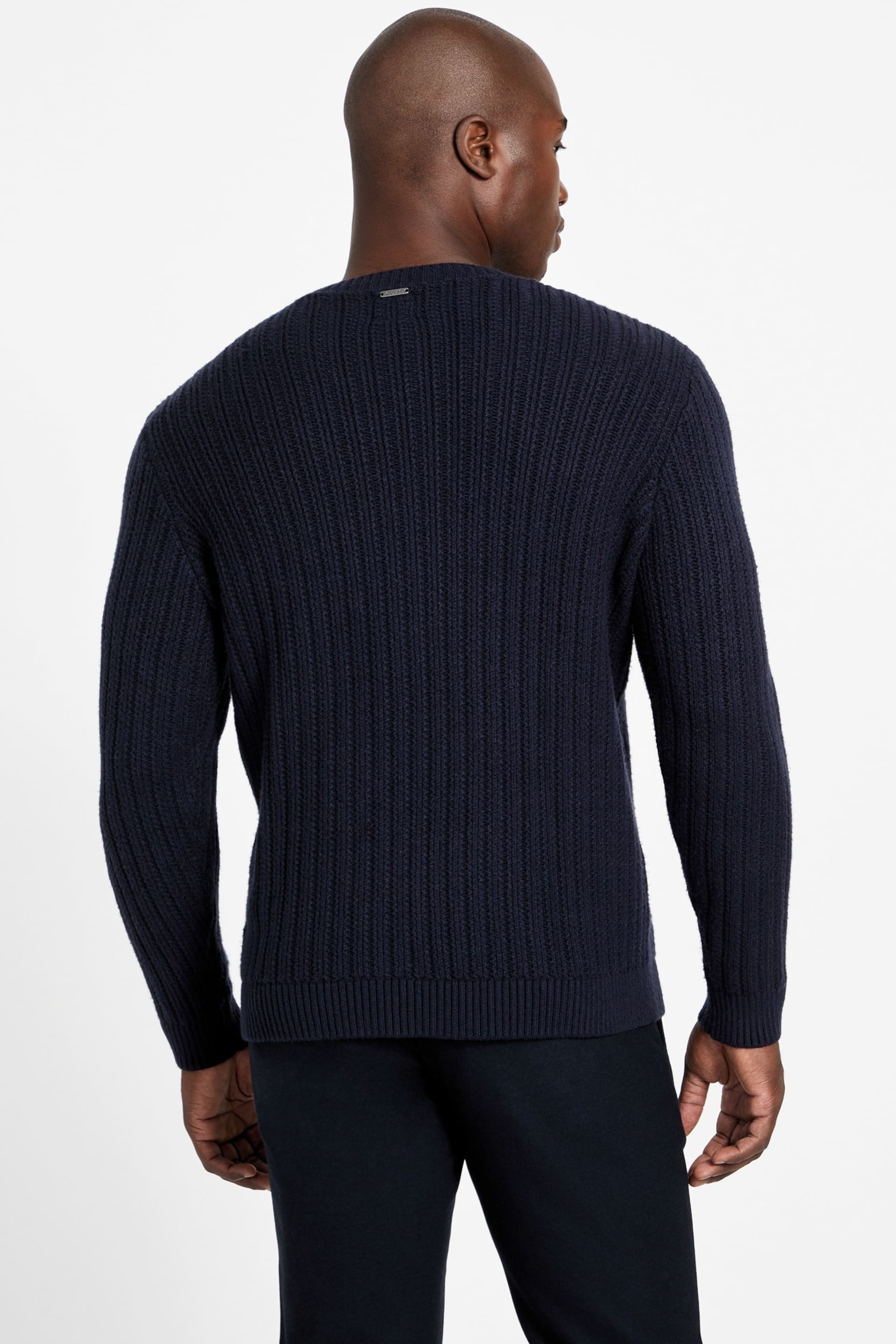 GUESS® Eco Bryson Texture V-Neck Sweater Men