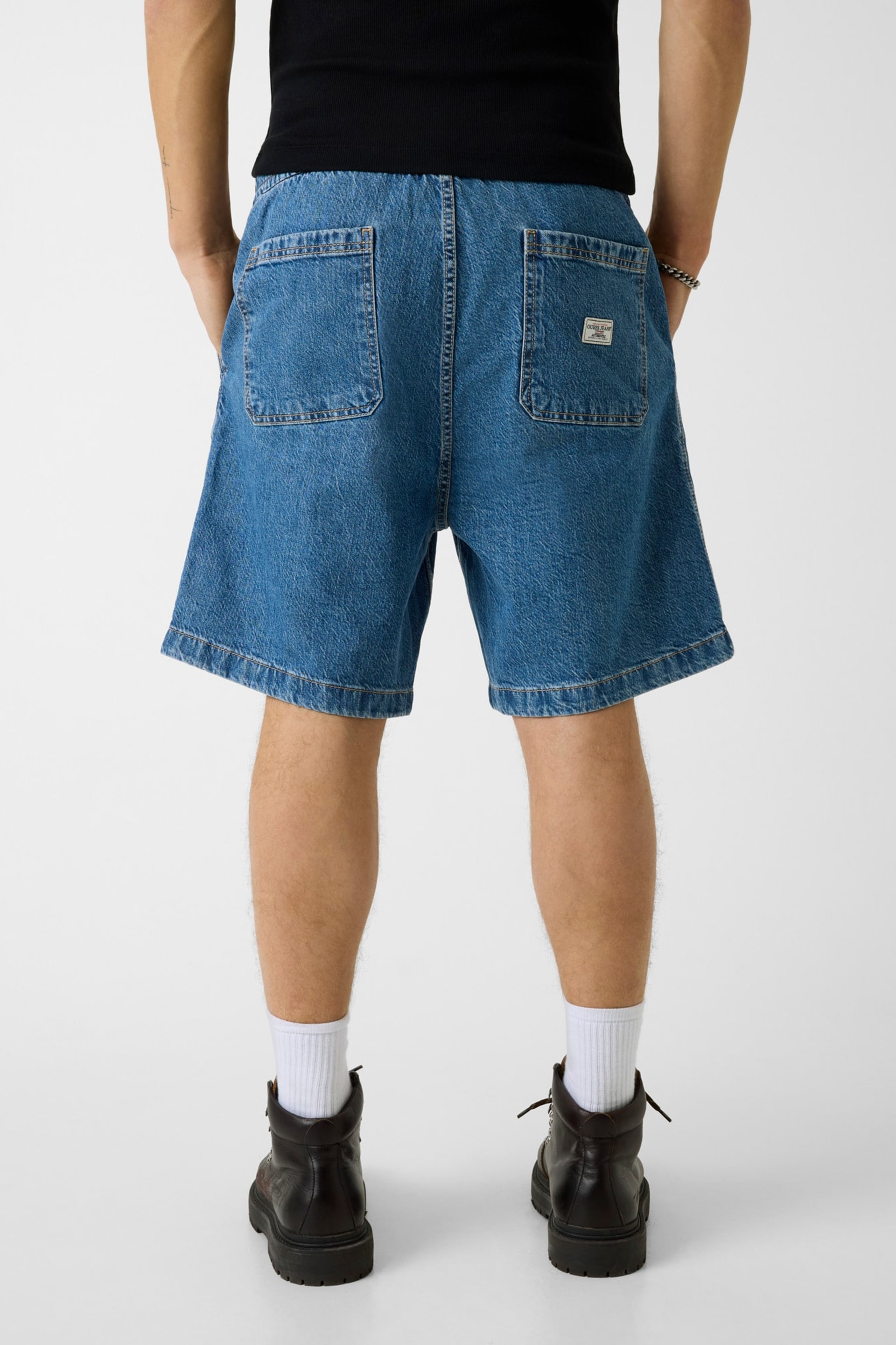 GUESS® Denim Jogger Shorts Men