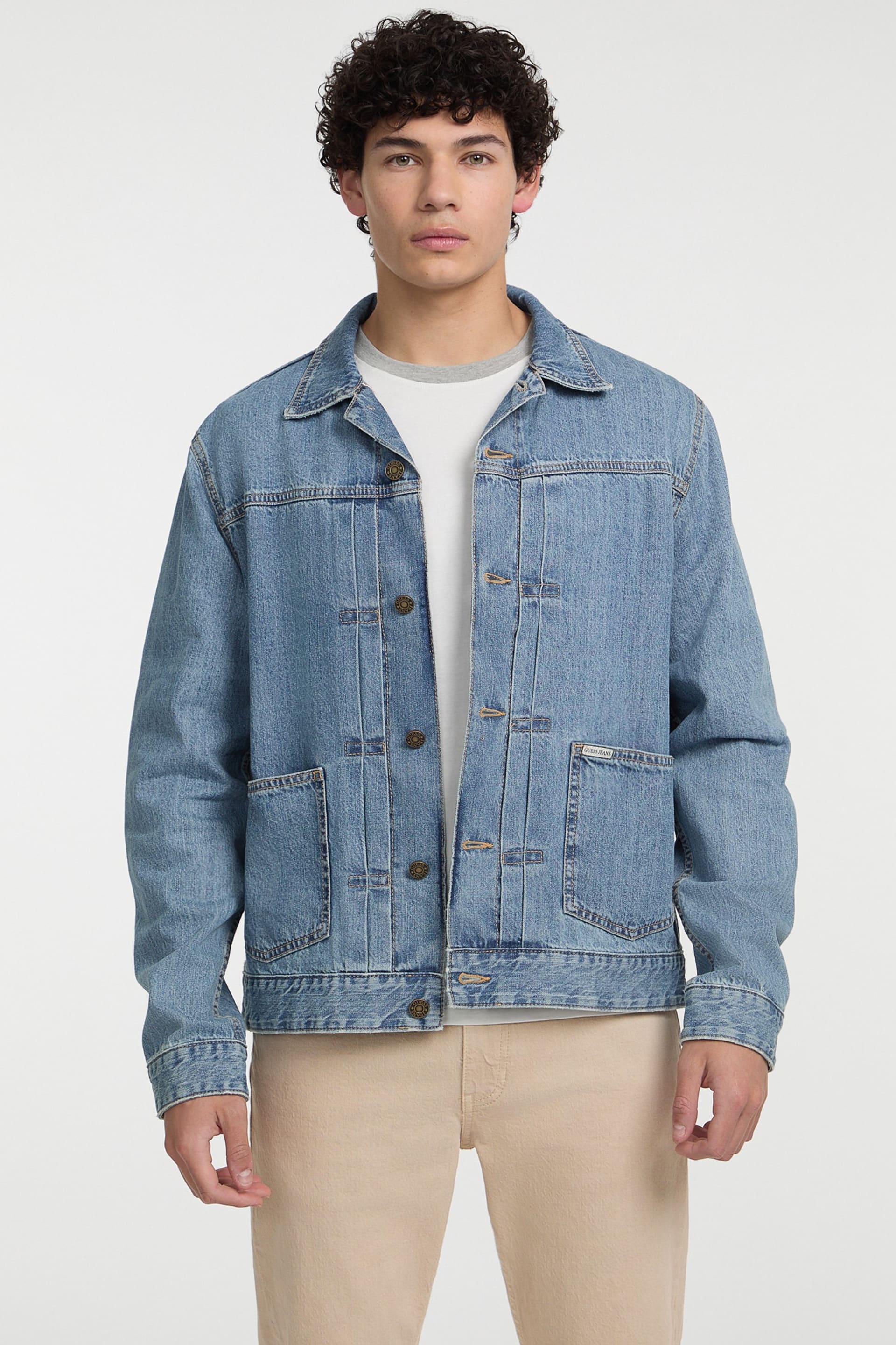 GUESS® Selvedge Denim Jacket Men