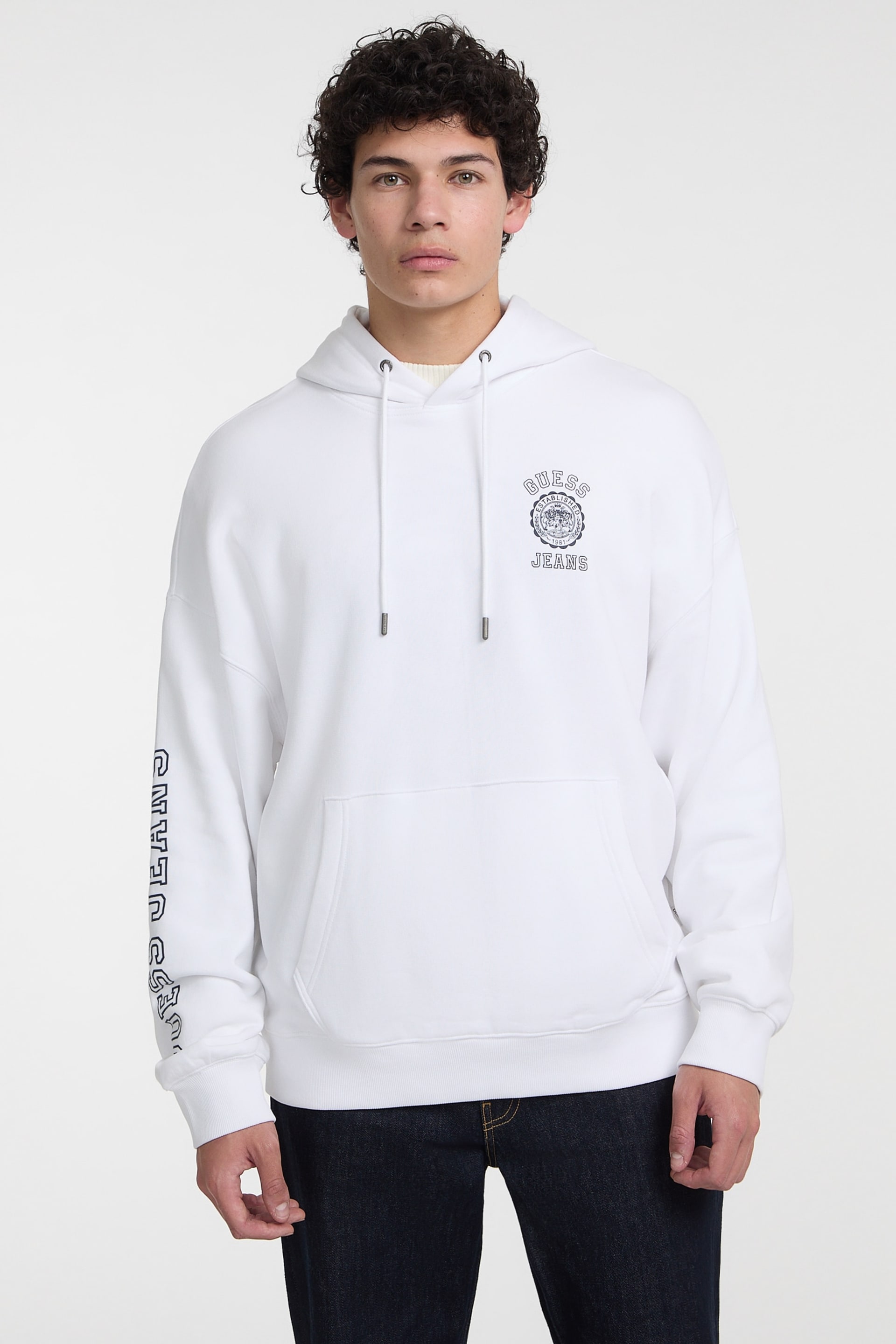 Hooded Logo Sweater Men | GUESS Jeans®