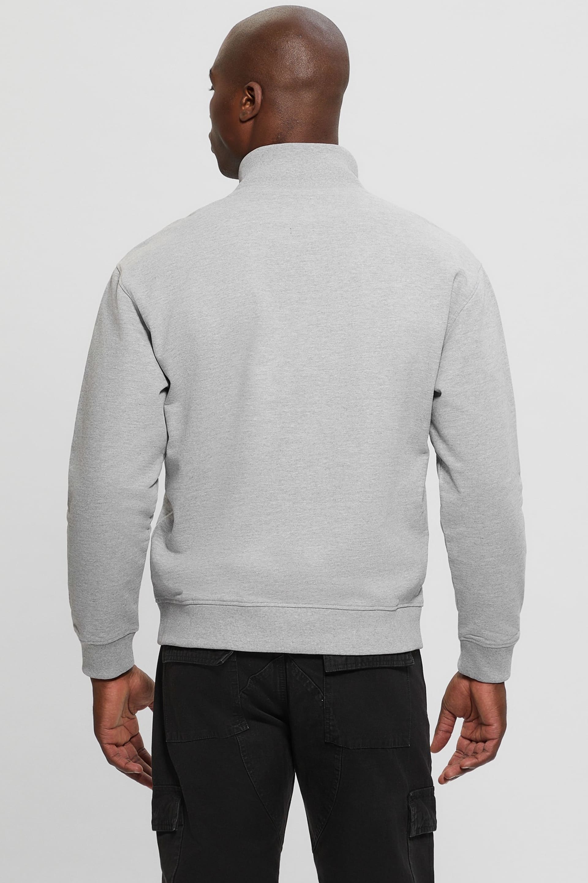 GUESS® Eco Tyler Zip Mock Neck Sweater Men