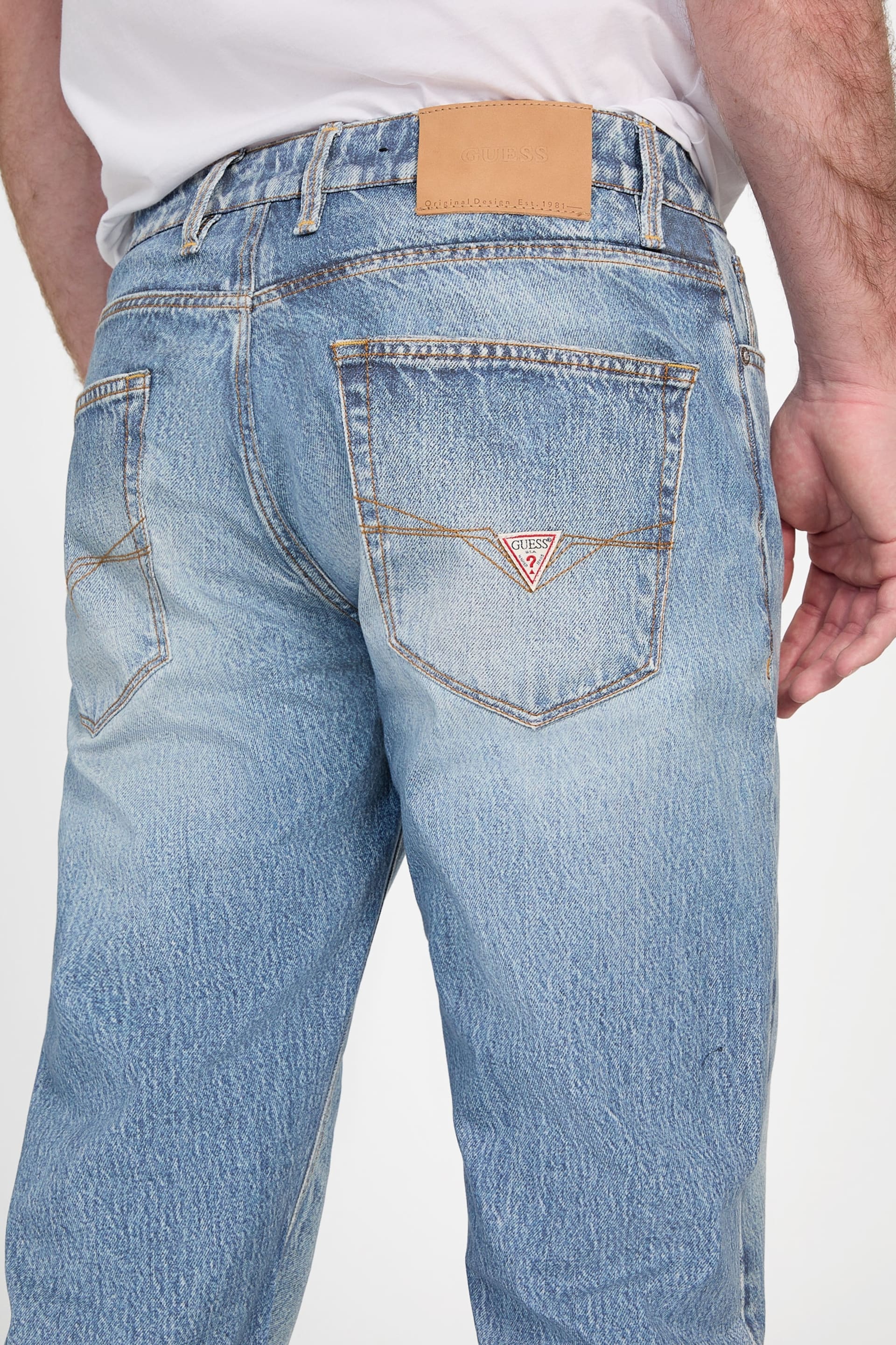 GUESS® Eco Angels Slim-Fit Straight Jeans Men