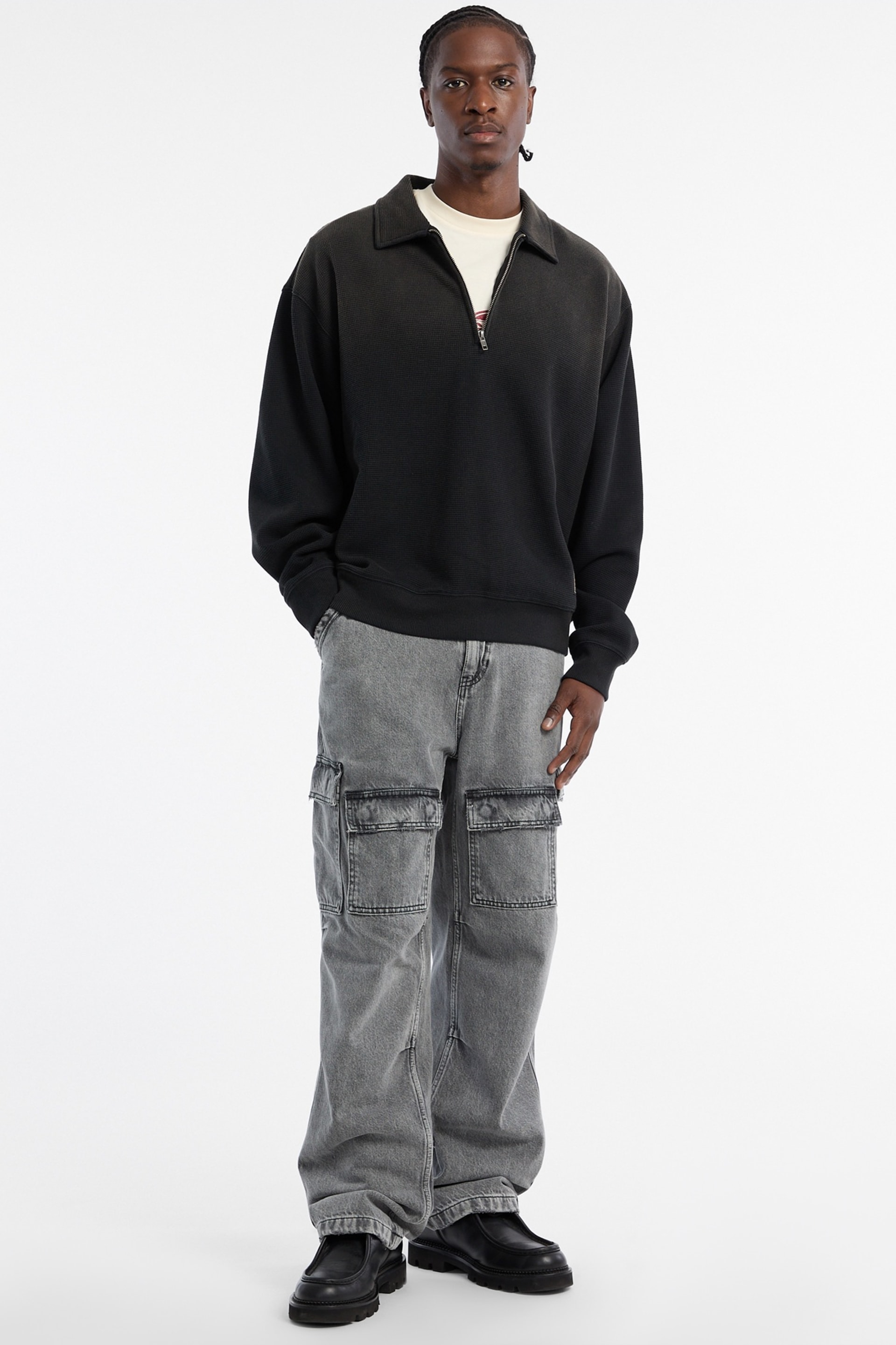 GUESS Originals Eco Half-Zip Sweatshirt Men | GUESS Jeans®
