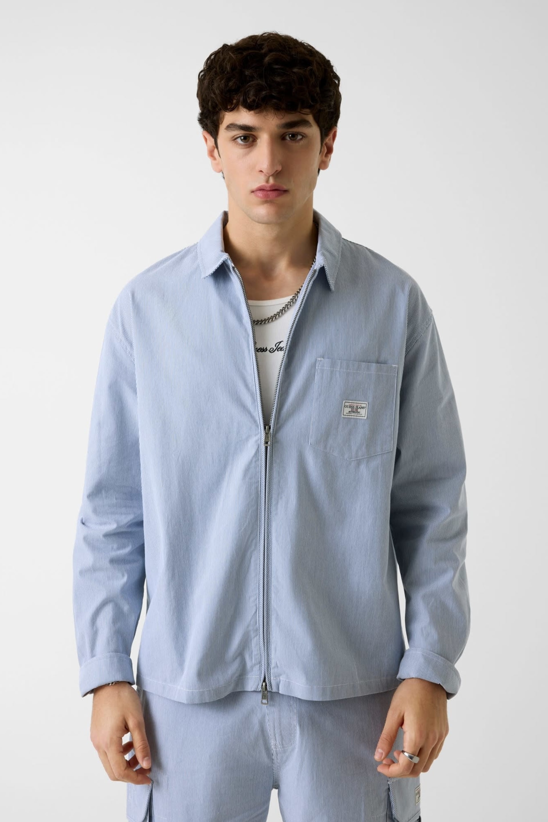 Zipped shirt Men | GUESS Jeans®