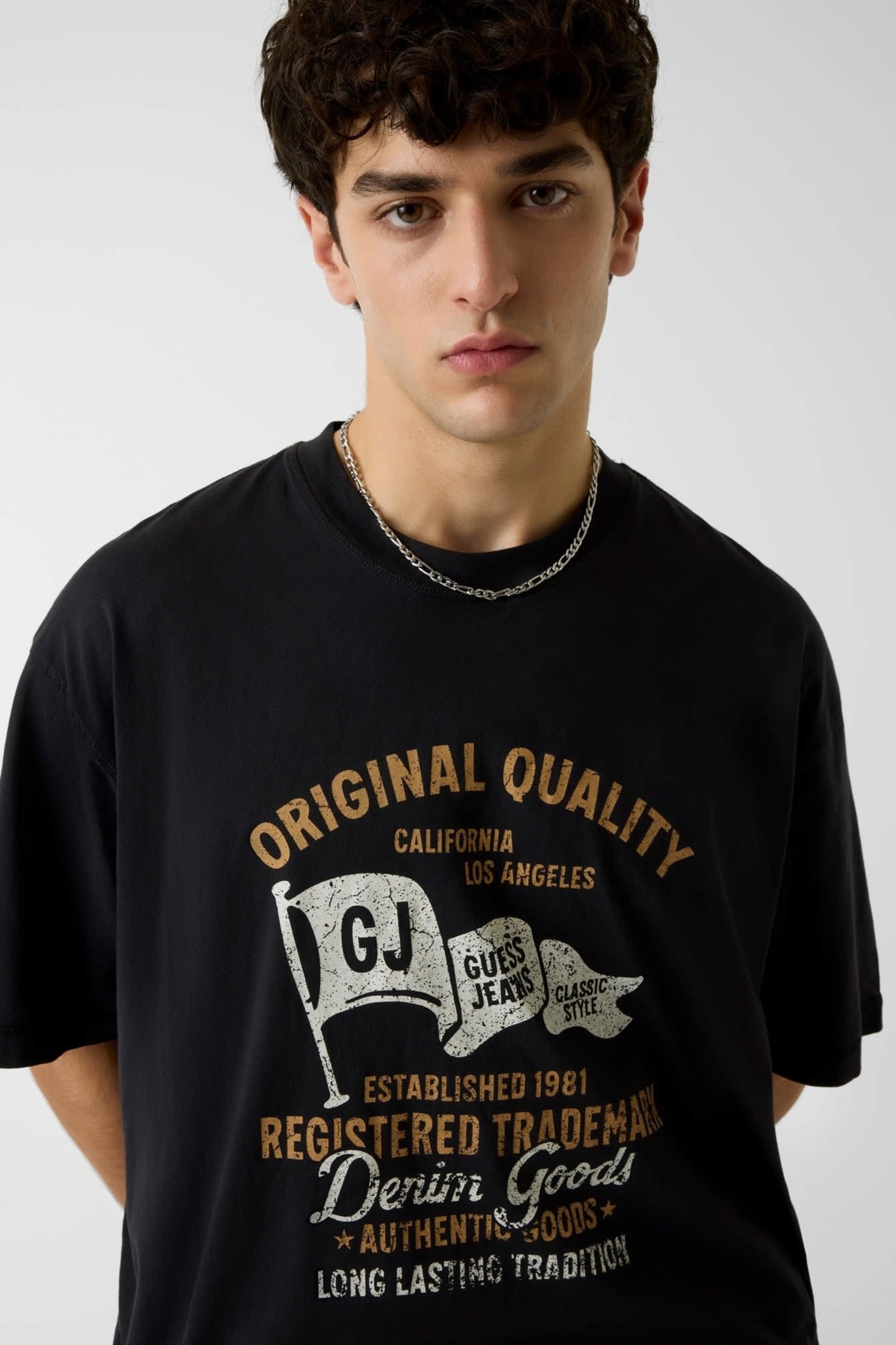 Printed t-shirt Men | GUESS Jeans®