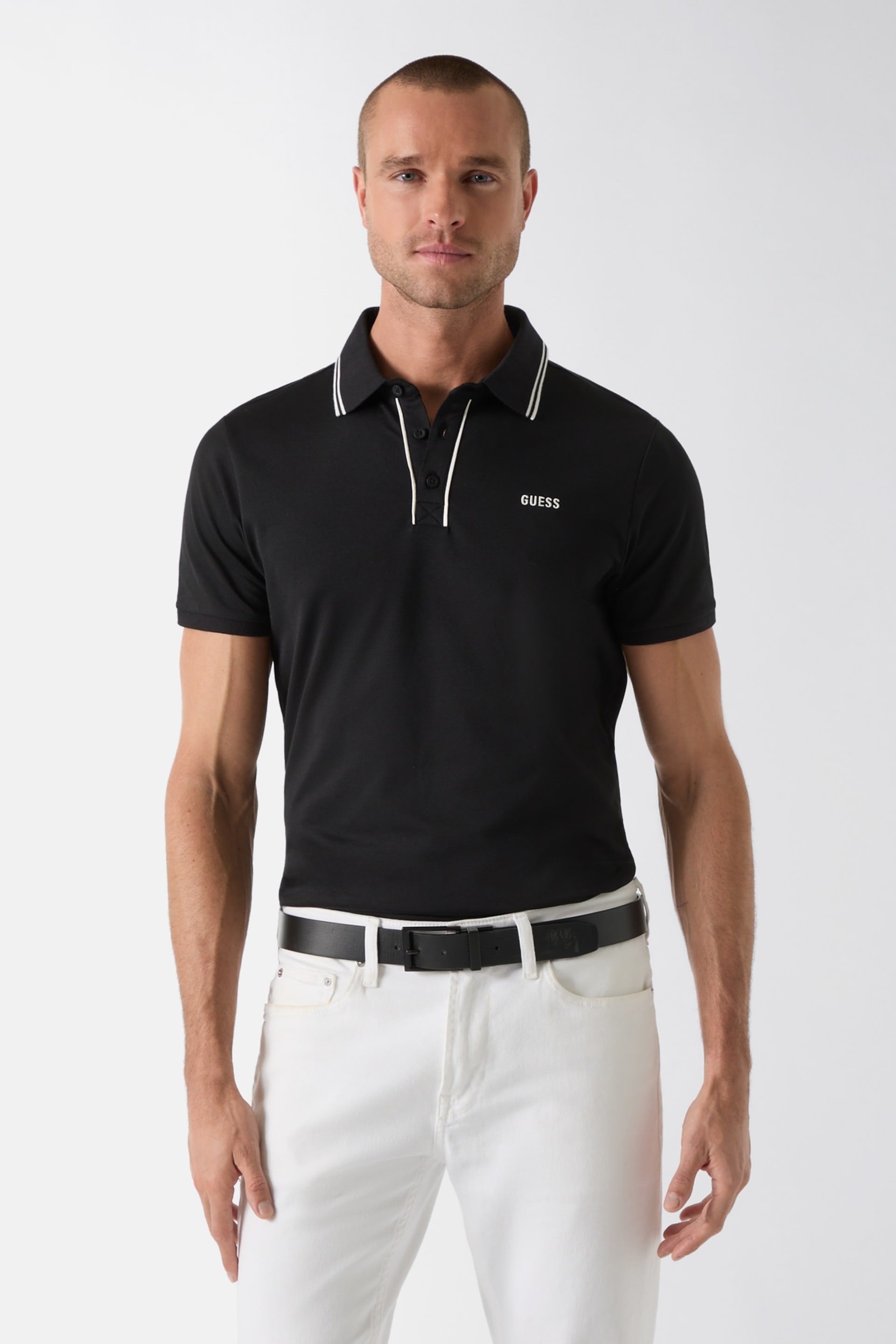 GUESS® Pique polo Men