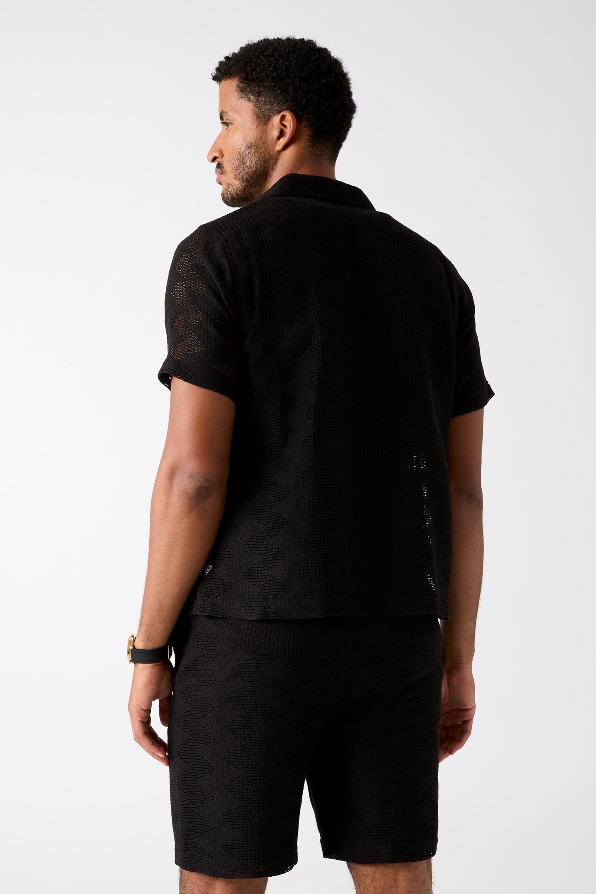 GUESS® Openwork shirt Men