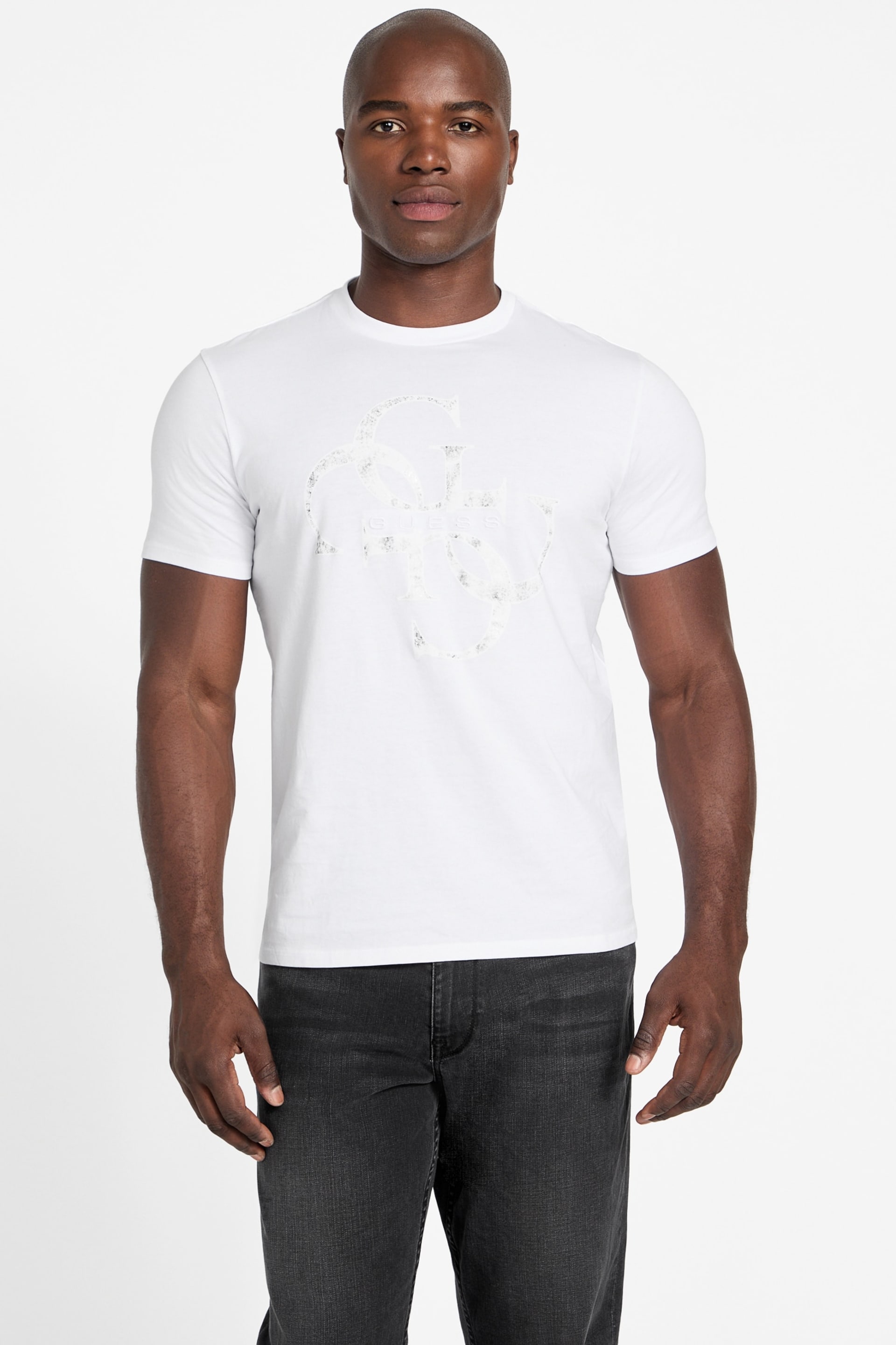 GUESS® Eco Shimmer Quattro G Tee Men