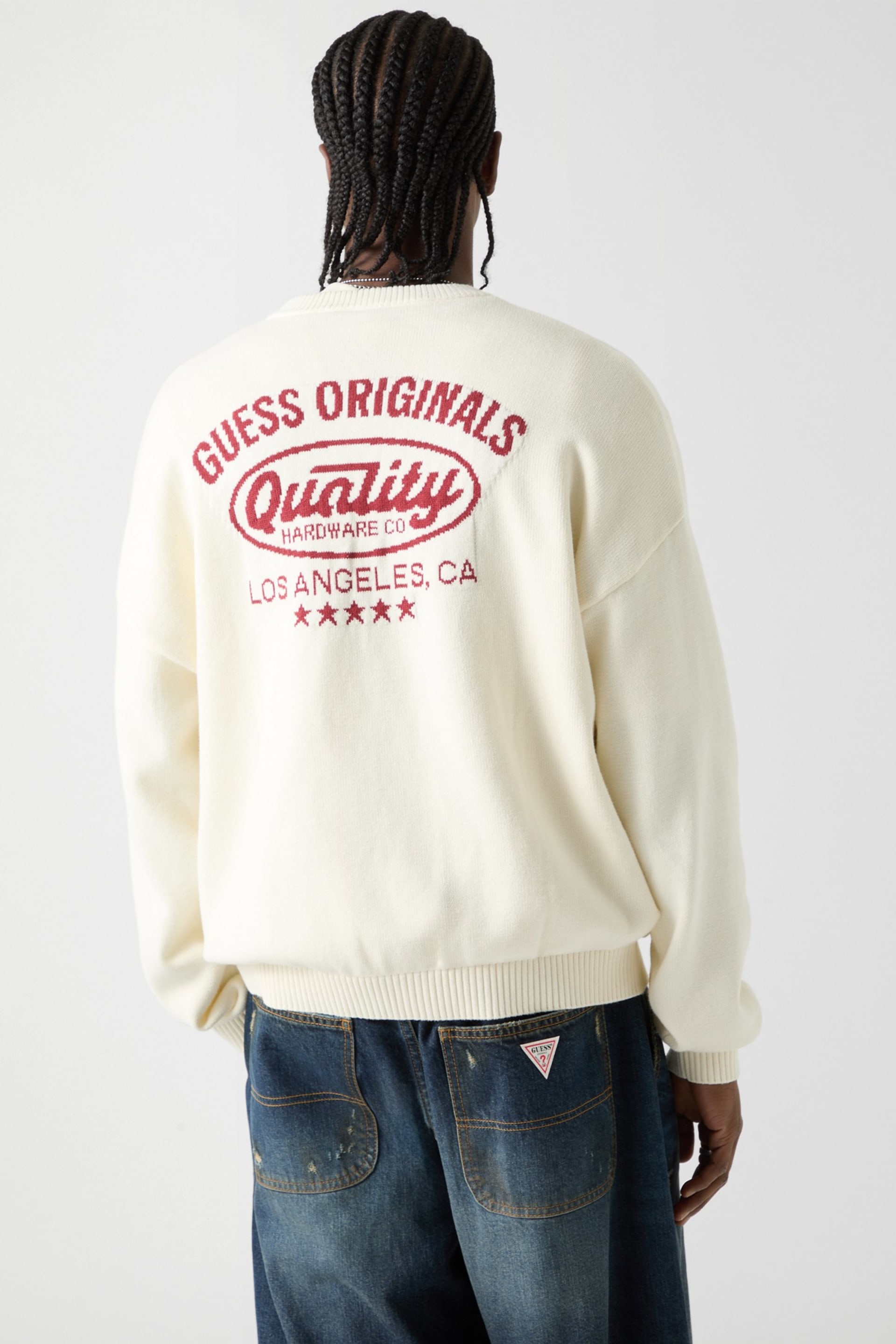 GUESS Originals Eco Back Logo Sweater Men | GUESS Jeans®