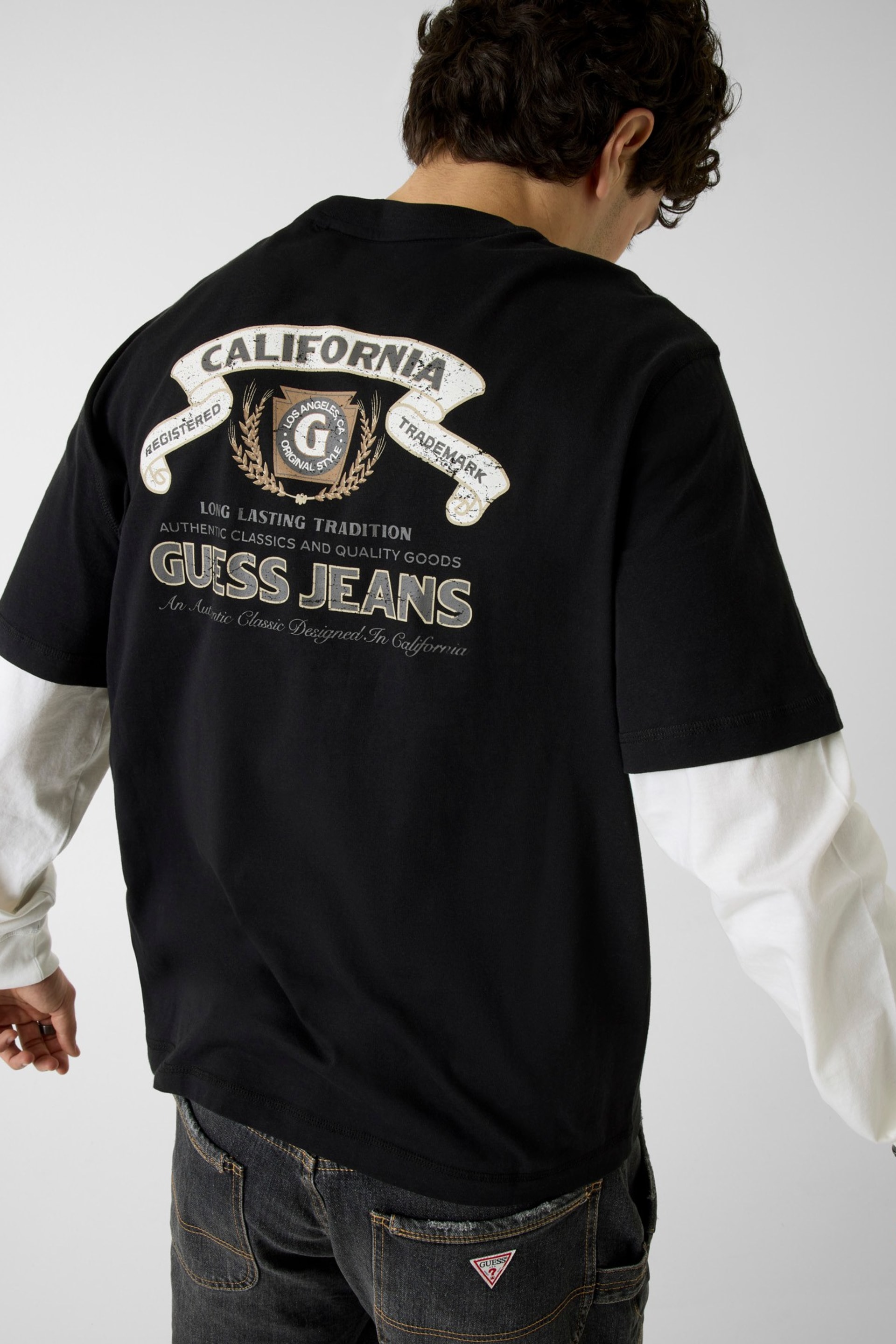 Printed logo t-shirt Men | GUESS Jeans®