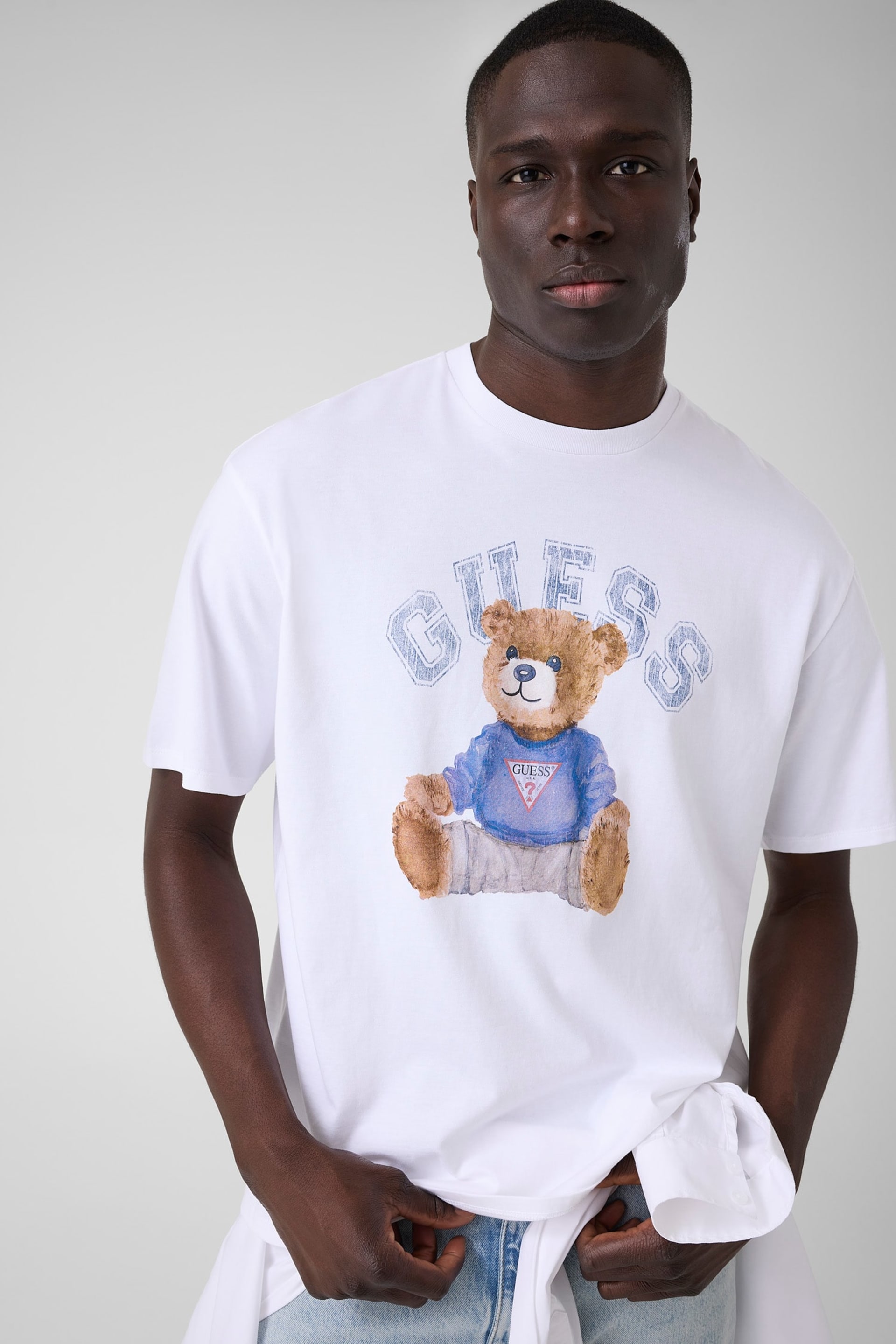 【Teddy T.】 GUESS® Teddy bear t-shirt Men