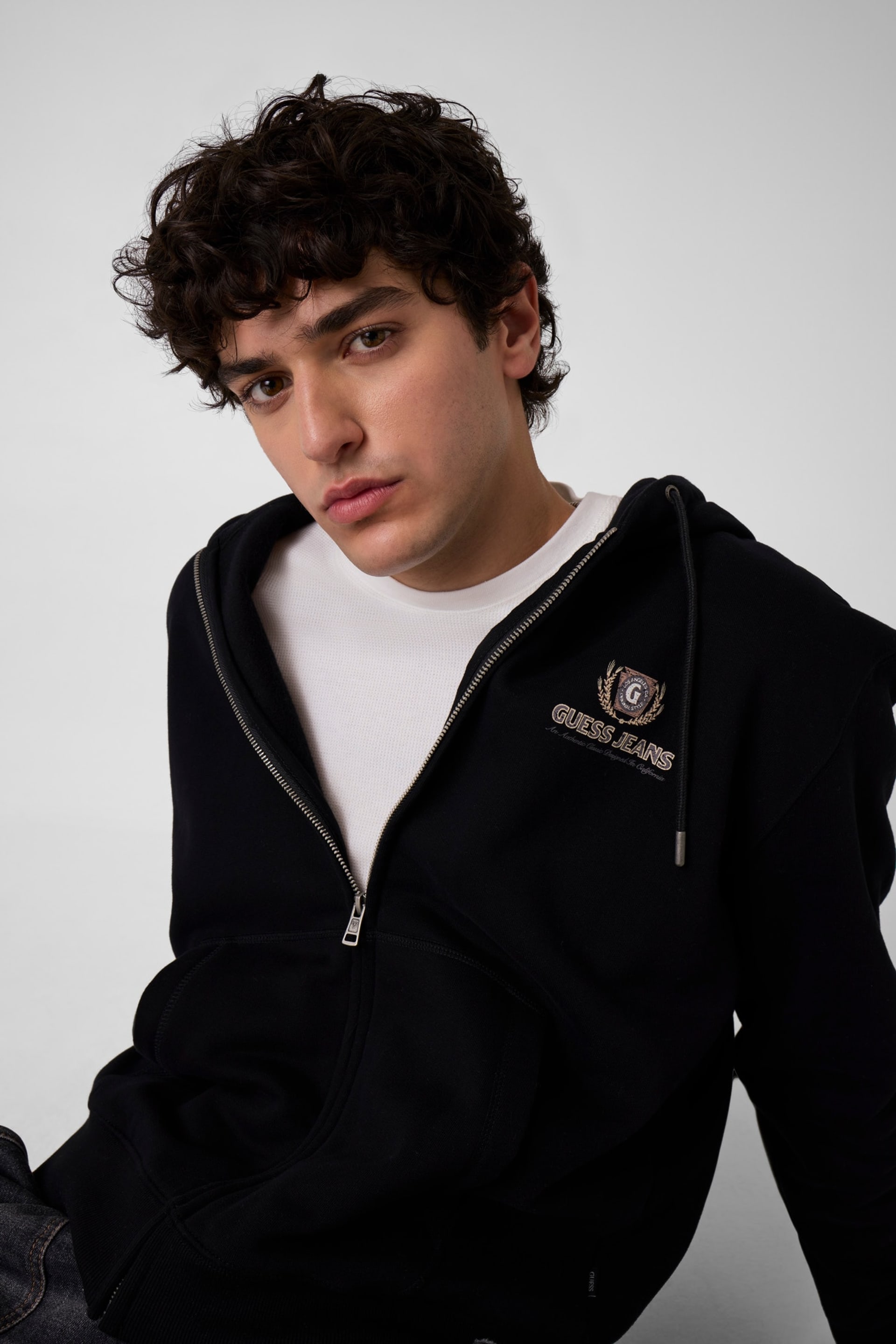 Zip up sweatshirt Men | GUESS Jeans®