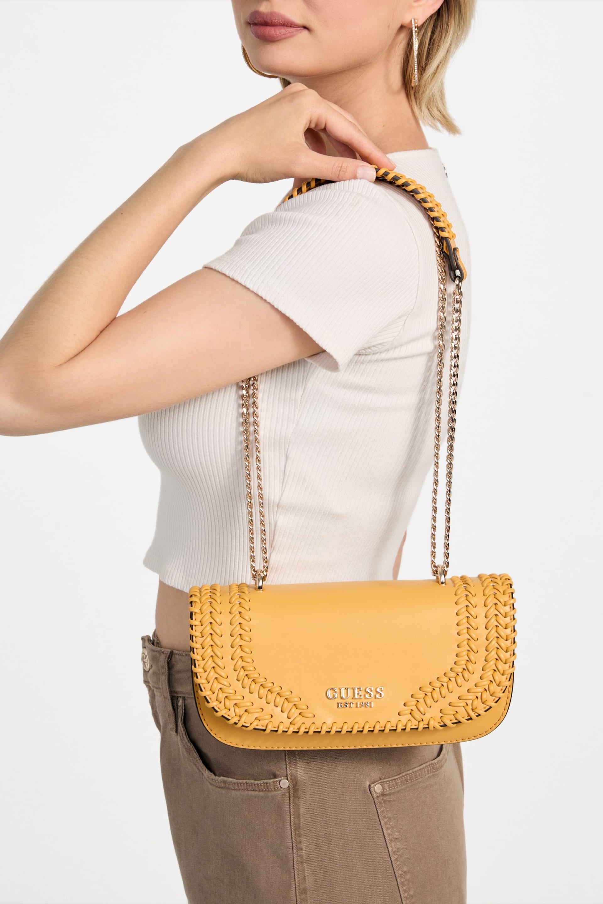GUESS® Tatum Whipstitched Convertible Crossbody Women