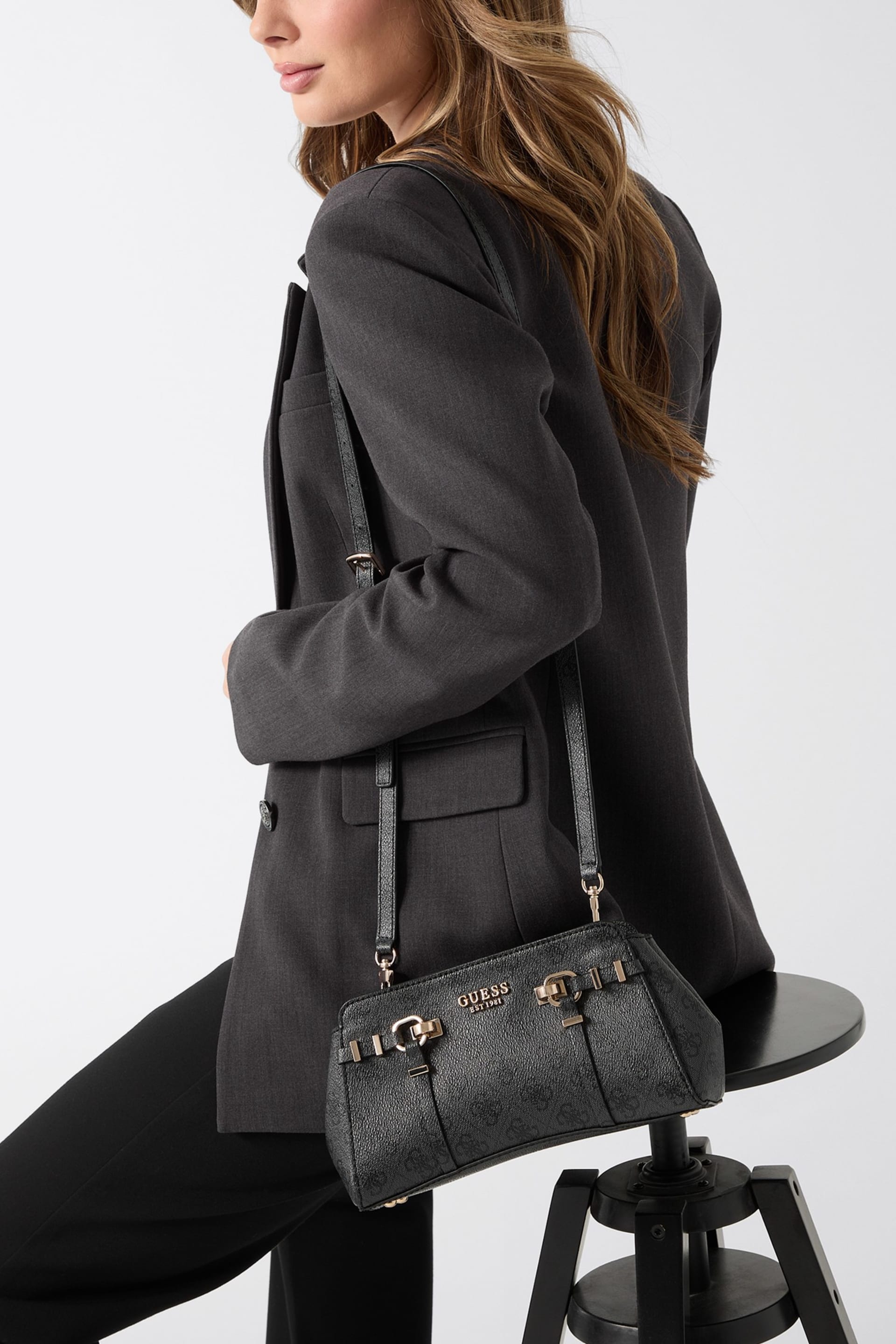 GUESS® Leona Logo Crossbody Bag Women