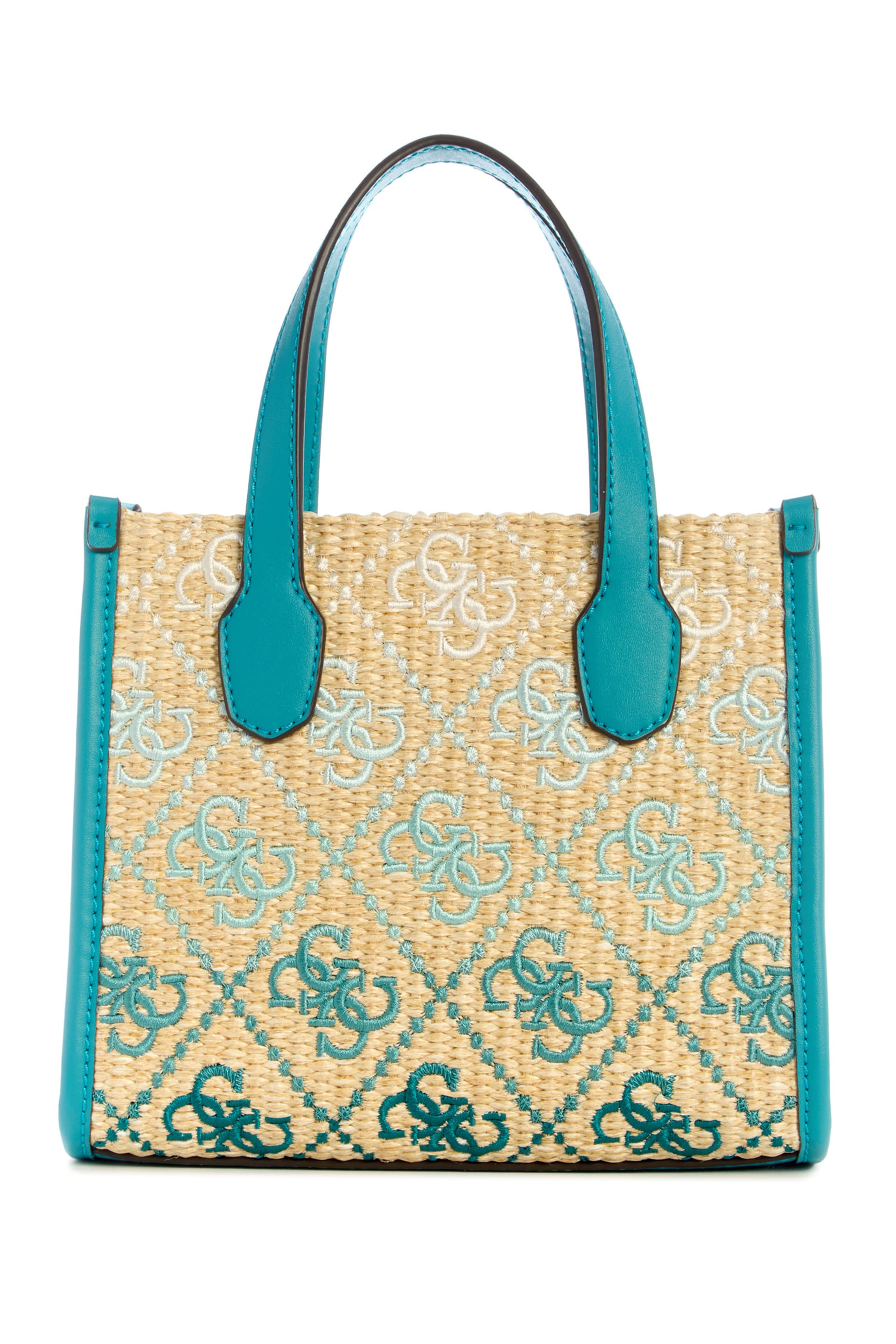 GUESS® Silvana Raffia Mini Tote Women