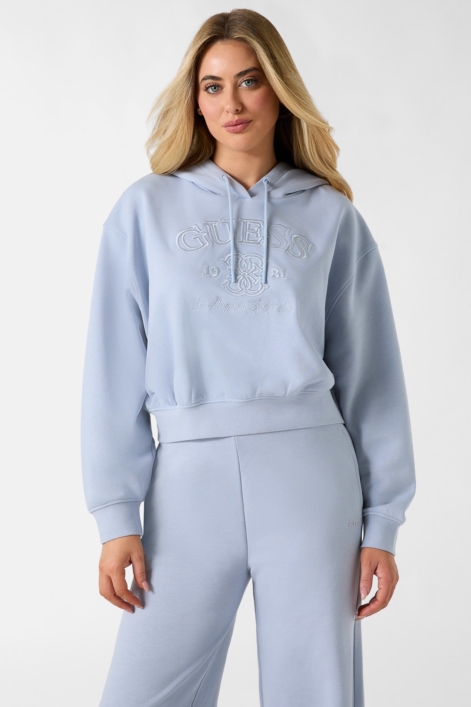 GUESS® Embroidered logo sweatshirt Women