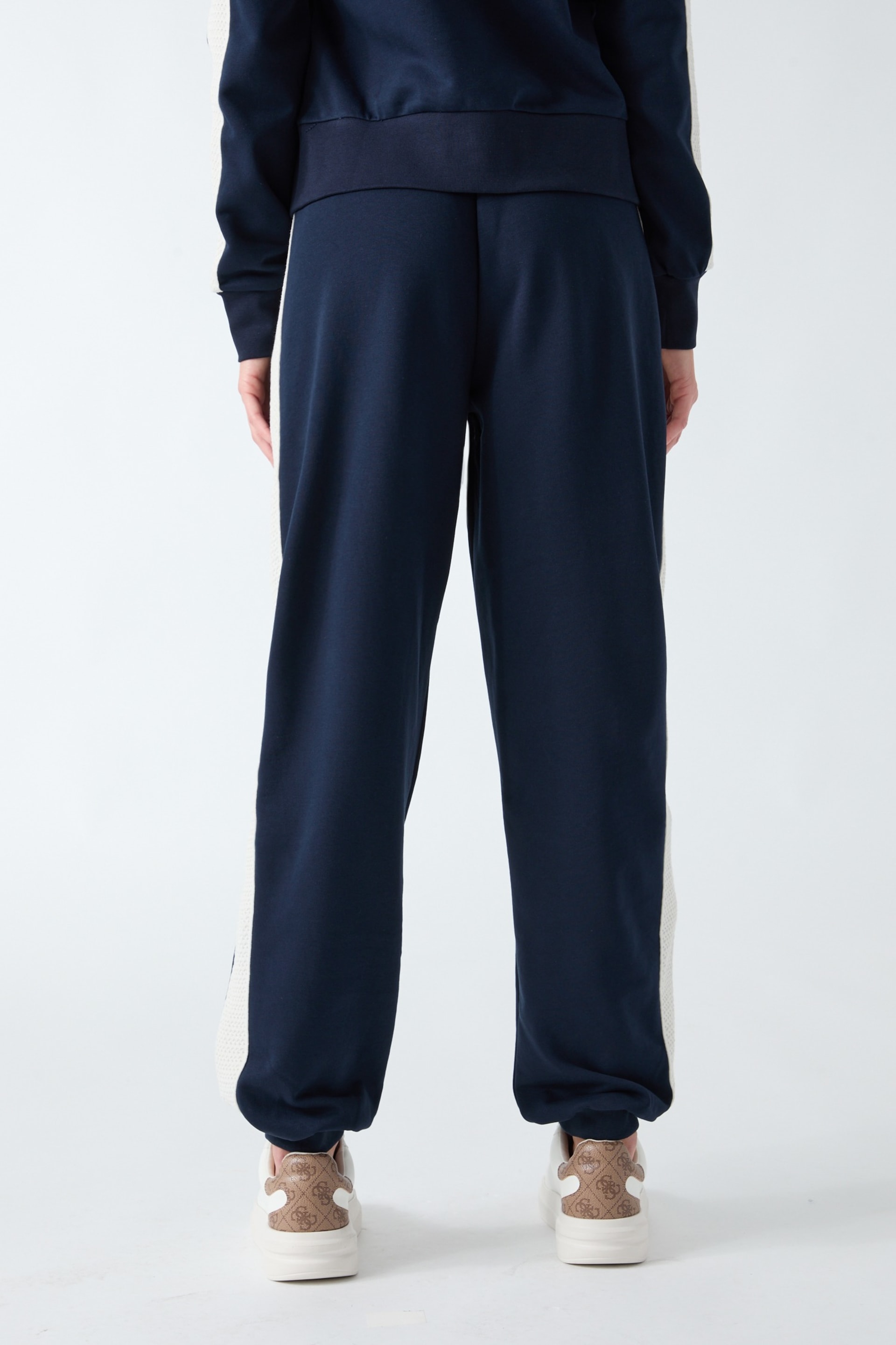 LGBルグランブルー シルククロスパッチサルエルパンツ y2k archive GUESS® Crocheted-band joggers Women