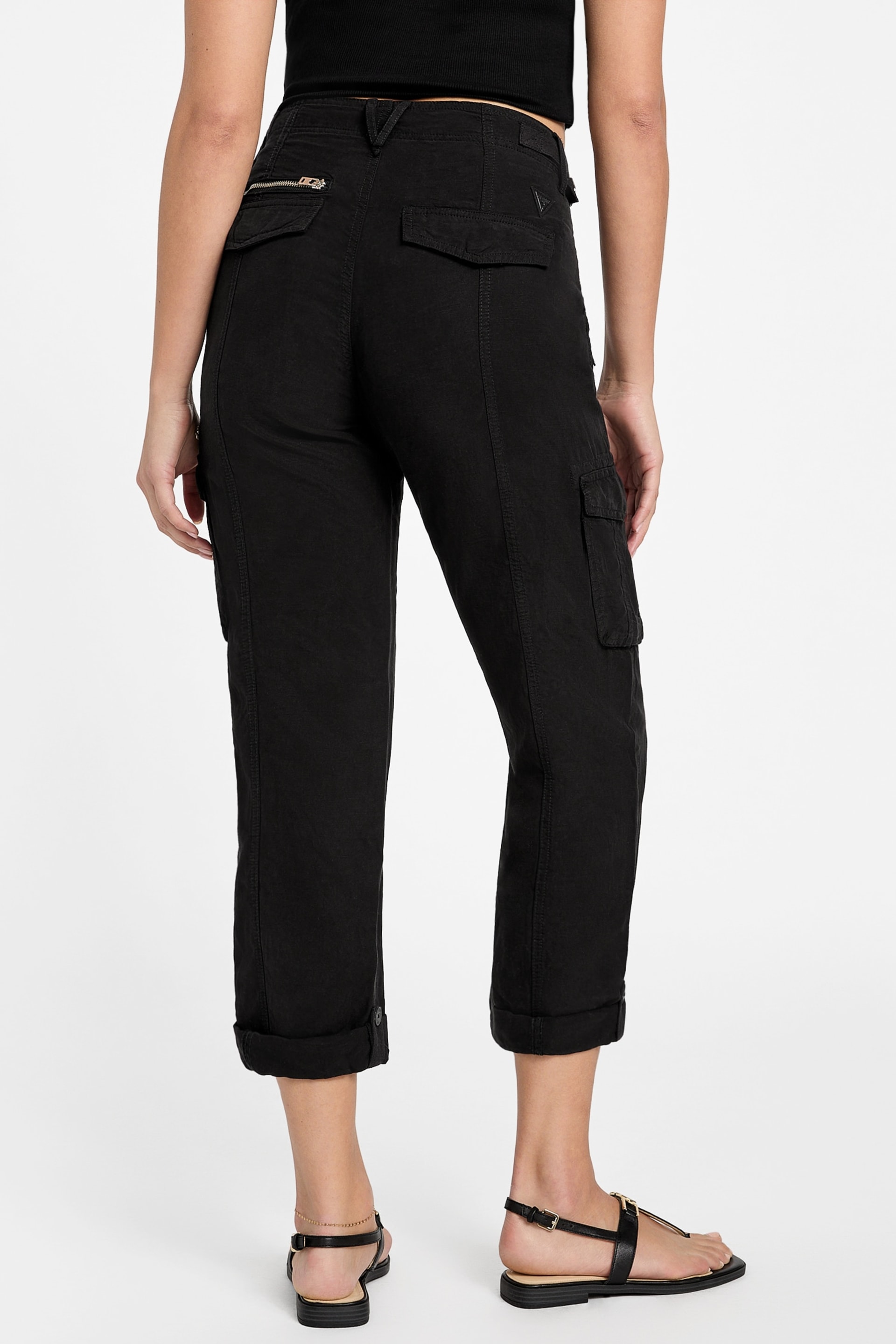 GUESS® Nessi Linen Cargo Pants Women