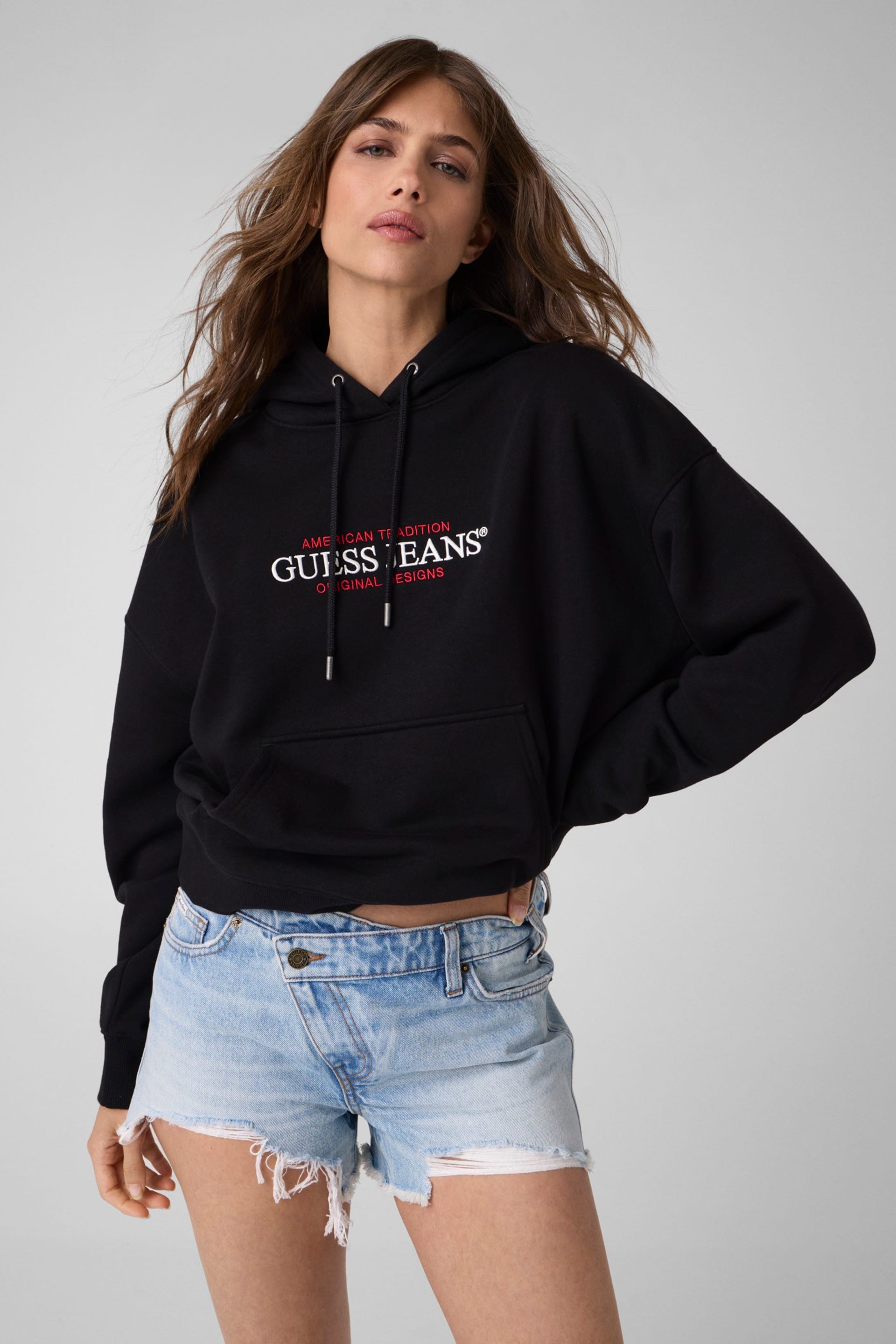 Oversized American Tradition Hoodie Women | GUESS Jeans®