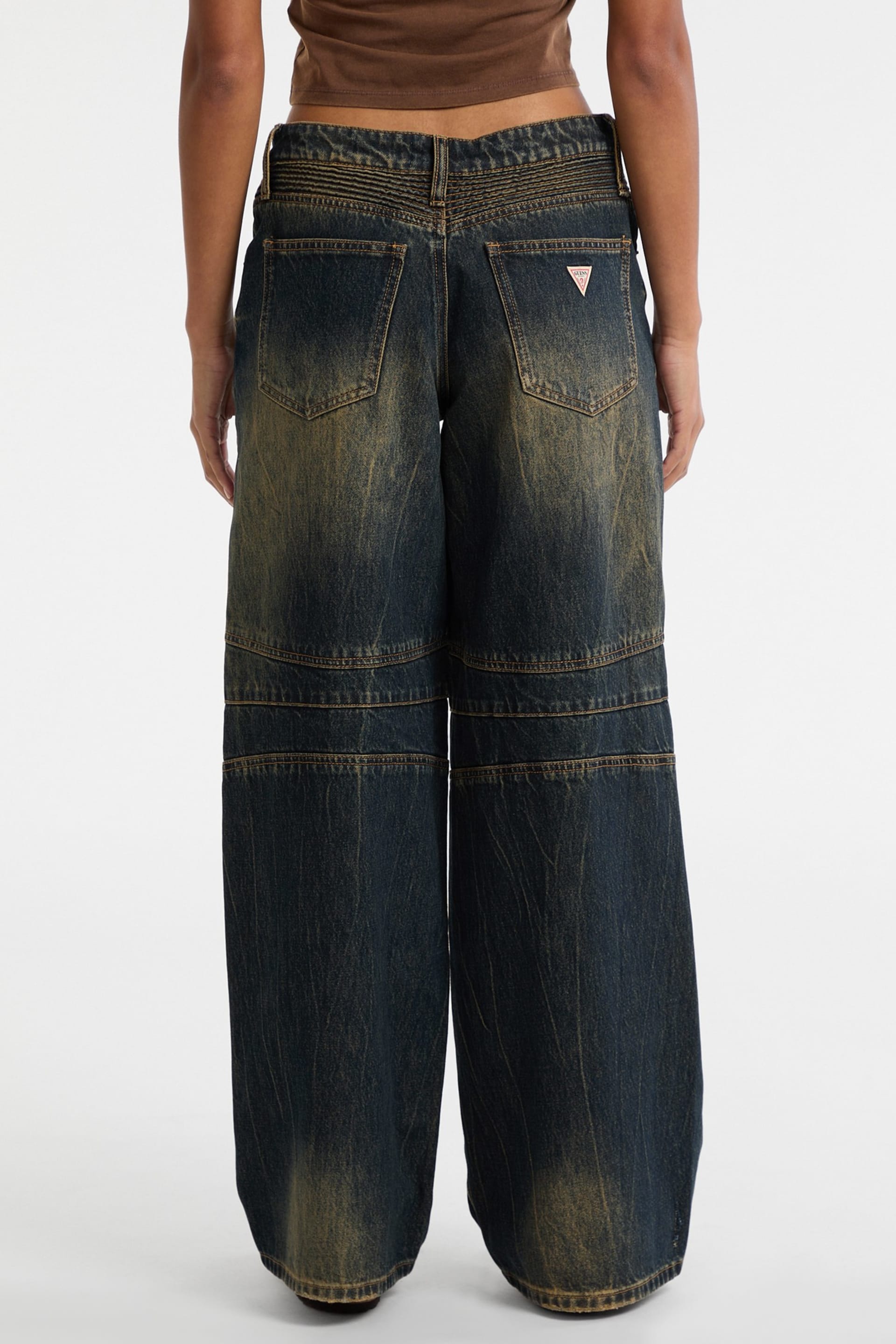 GUESS® GUESS Originals Moto Wide-Leg Jeans