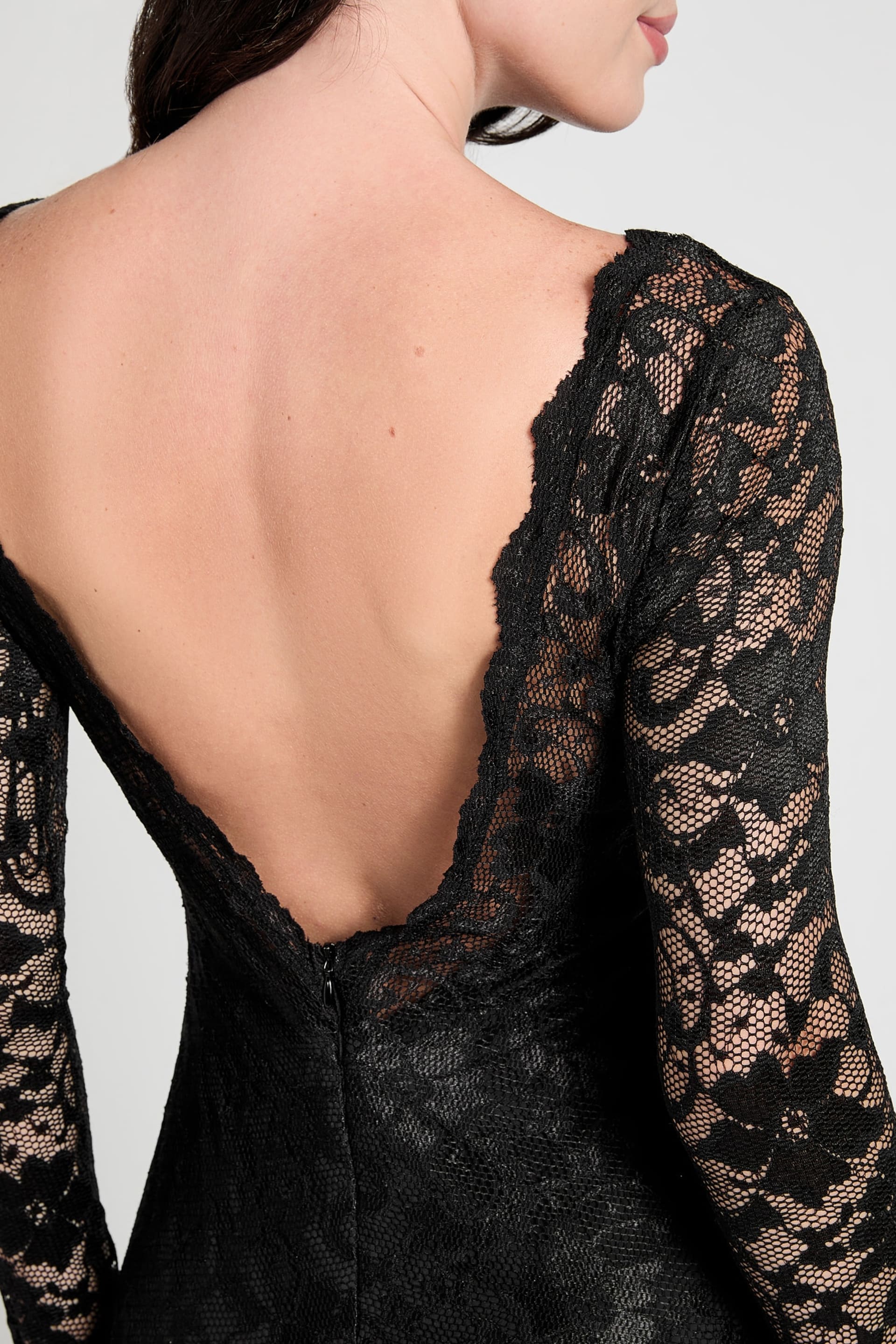 guess lace black dress Sonata Sequin Lace Dress