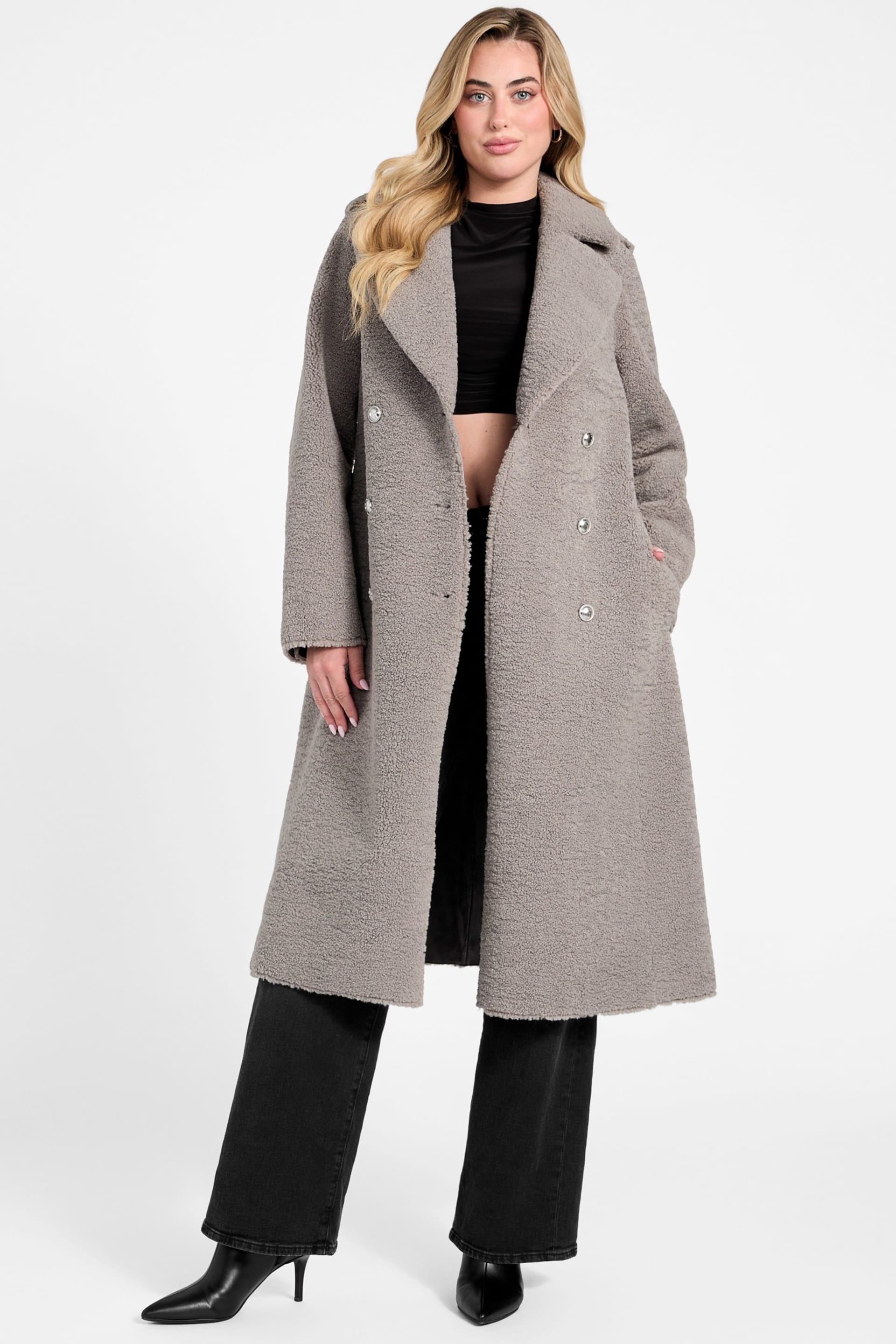 GUESS® Laila Faux-Fur Coat Women