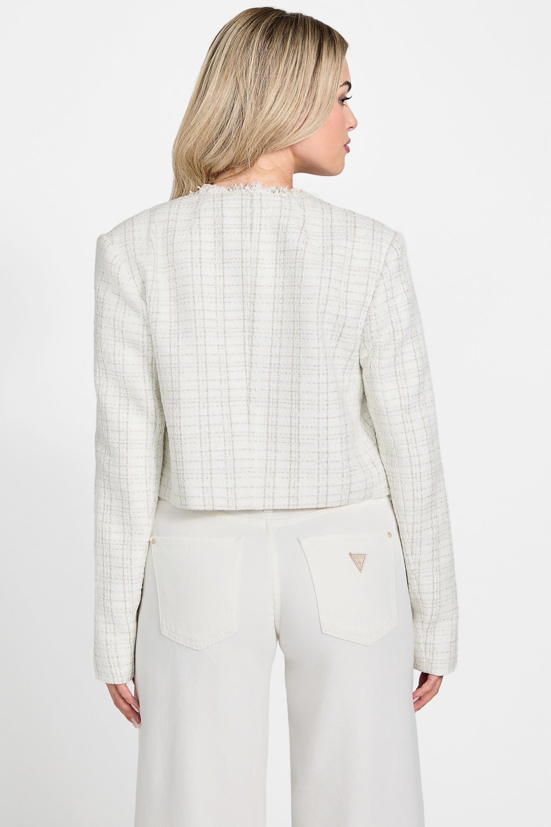 GUESS® Eco Sandra Tweed Jacket Women