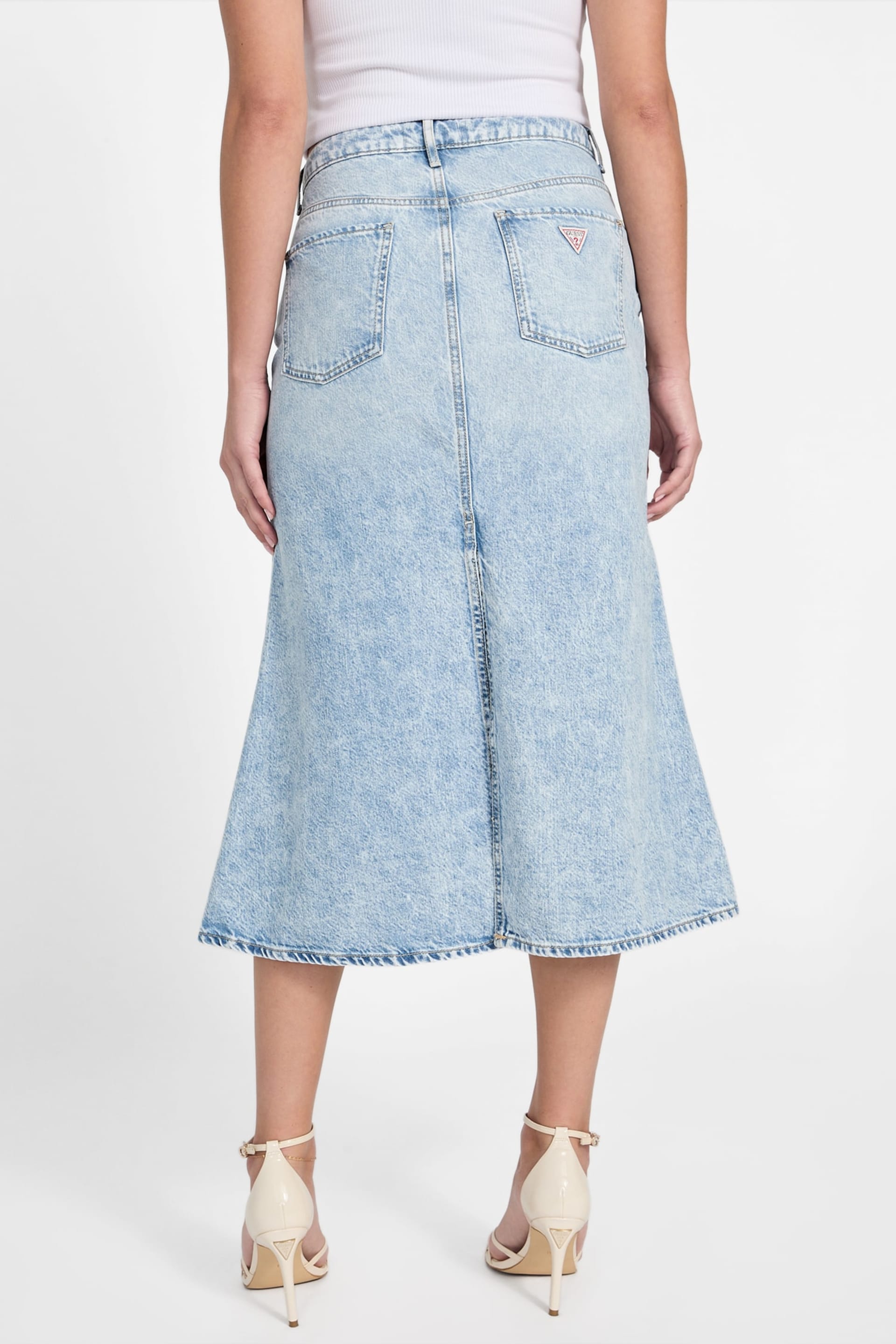 GUESS® Eco Thaiss Denim Midi Skirt Women