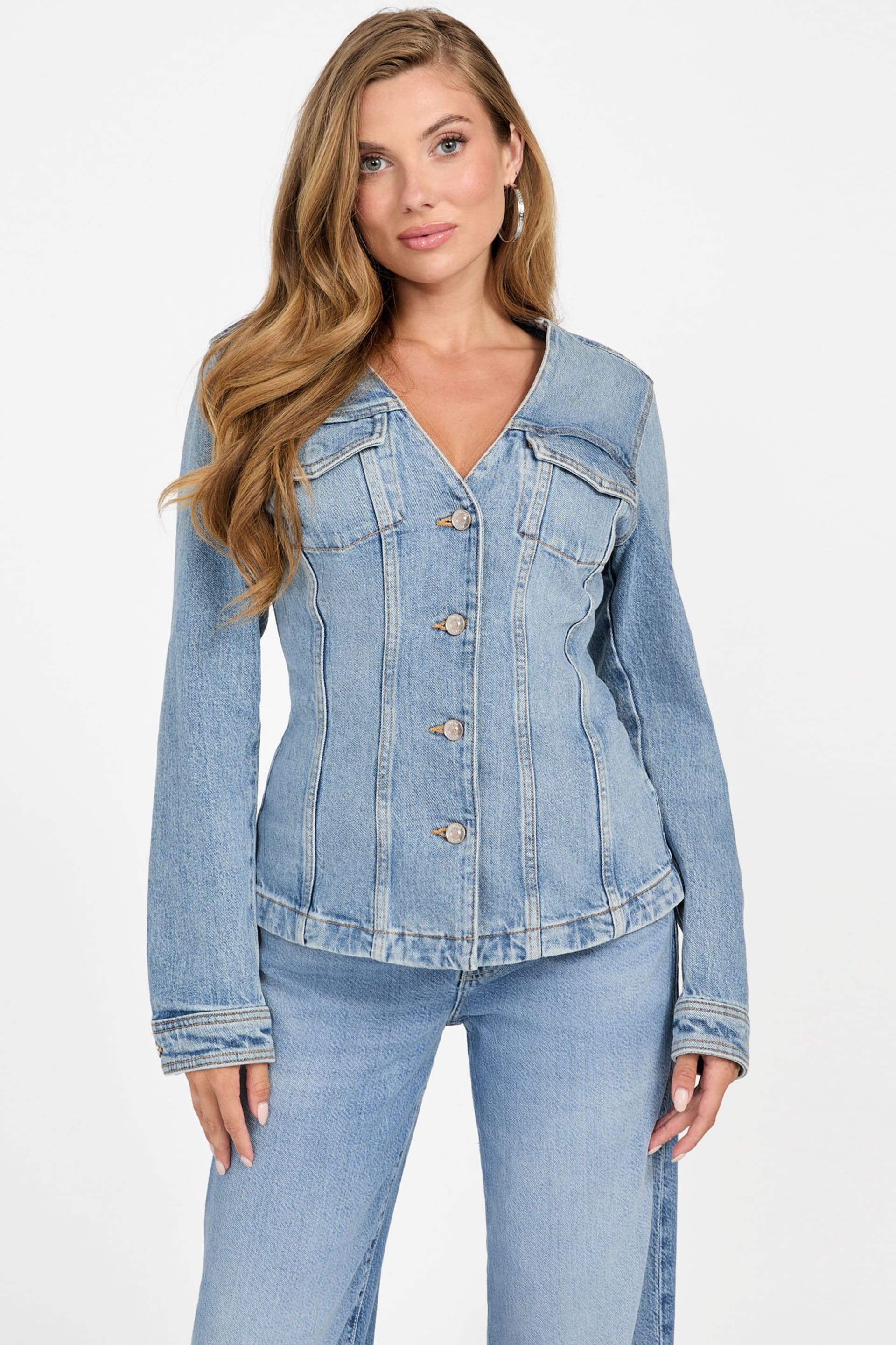 GUESS® Eco Camille Denim Blazer Women