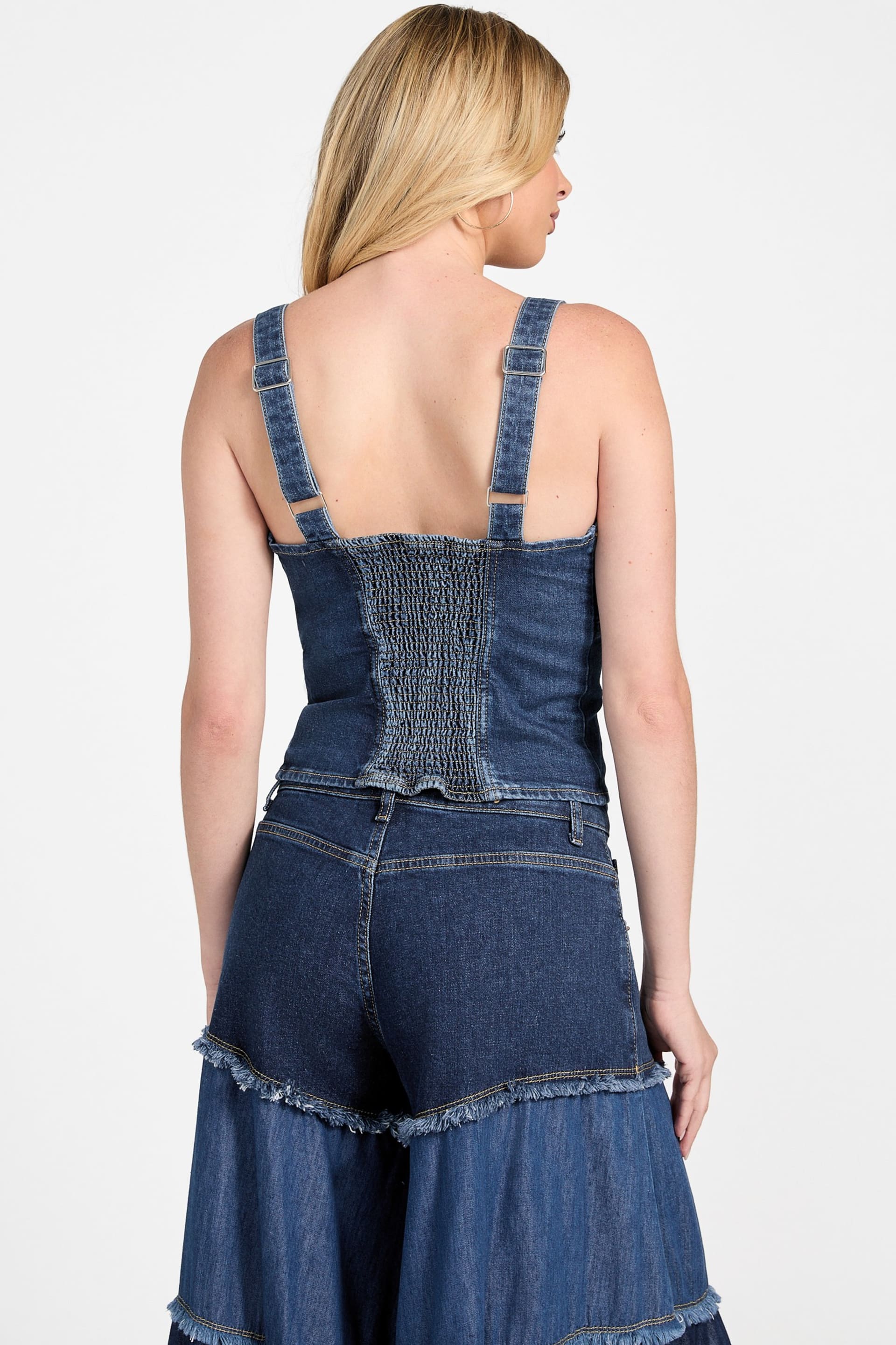 GUESS® Cathy Denim Bustier Women